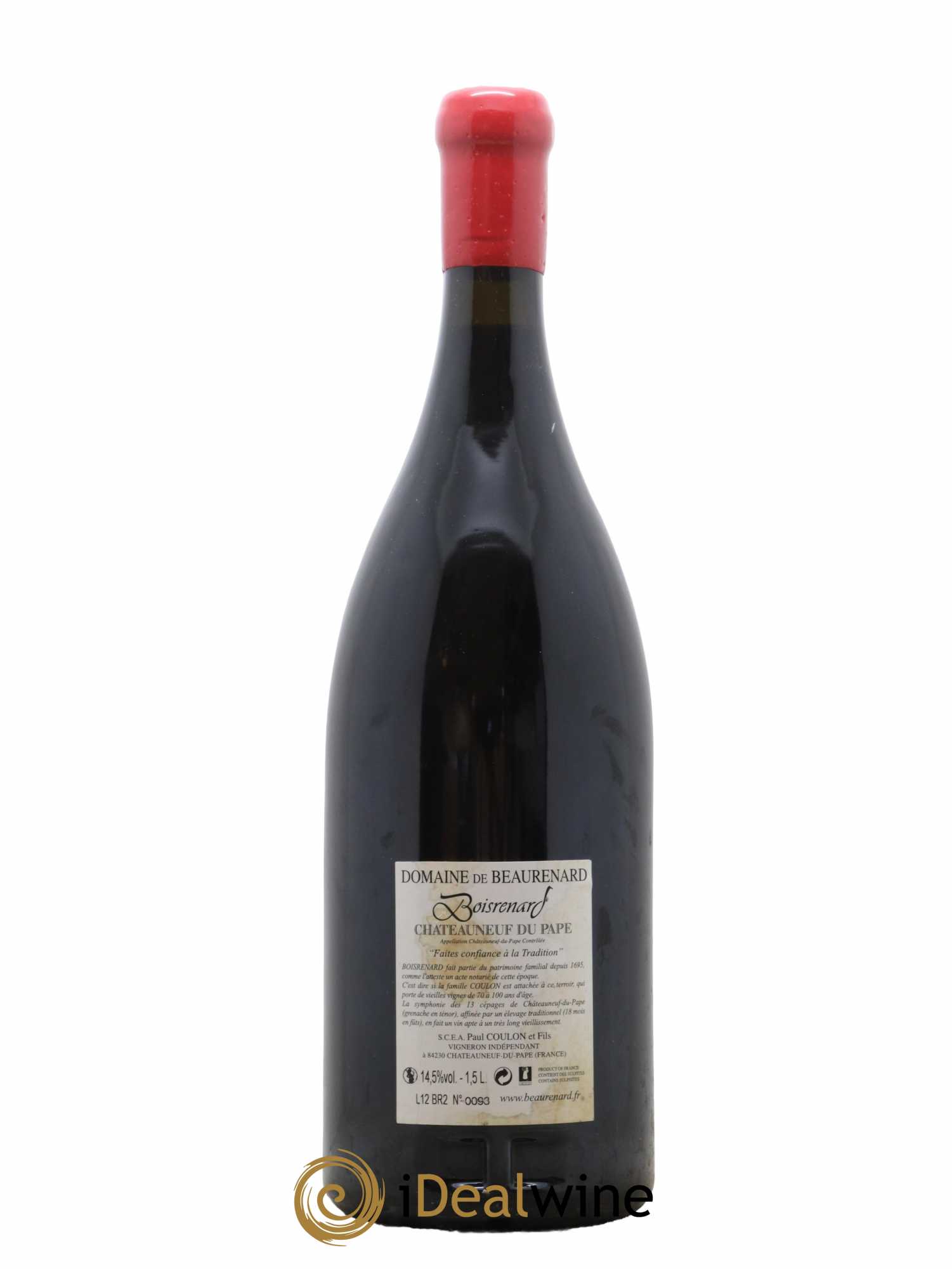Châteauneuf-du-Pape Cuvée Boisrenard Beaurenard (Domaine de) 2009 - Lot de 1 magnum - 1