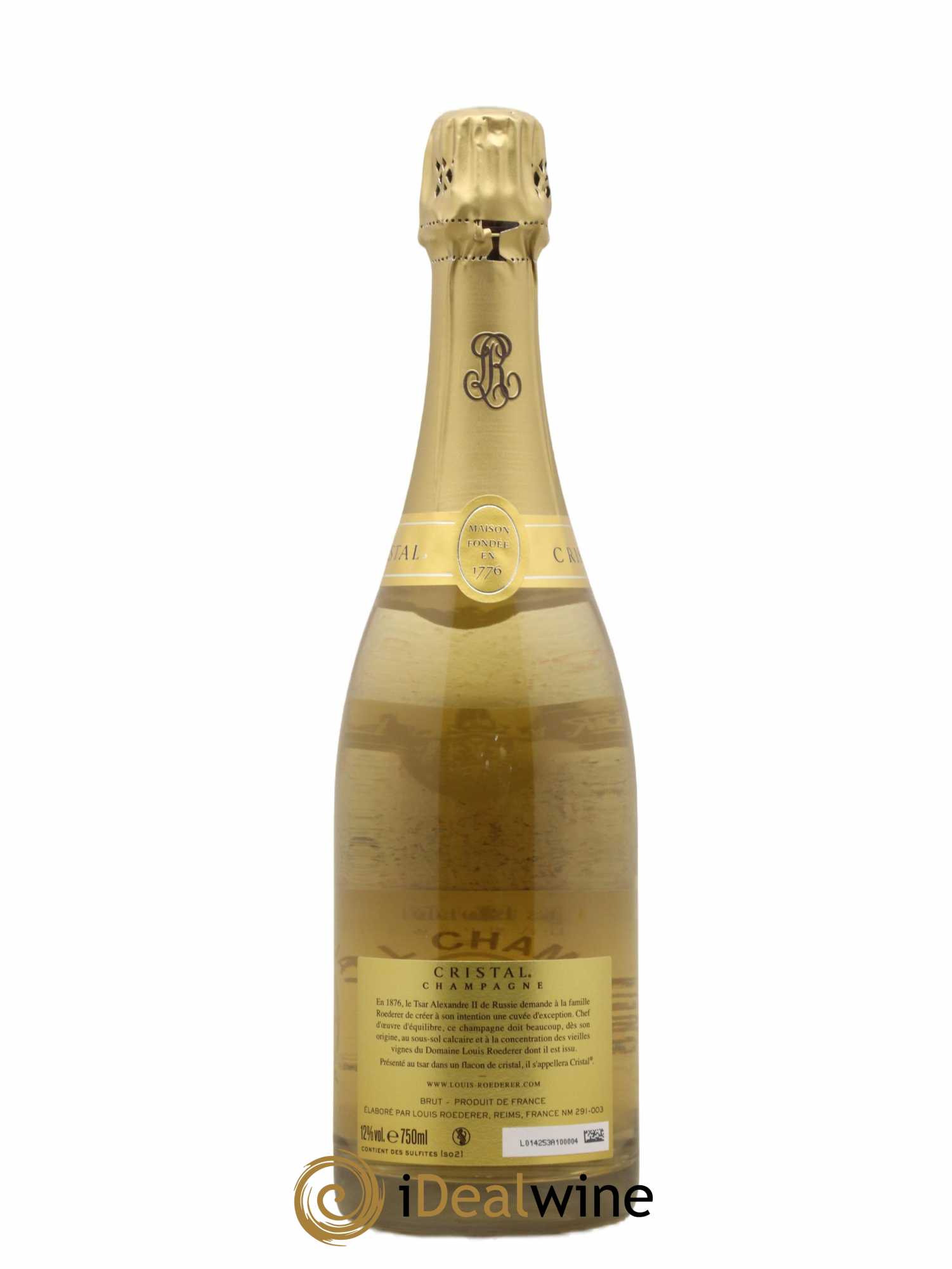 Cristal Louis Roederer Brut 2013 - Lot de 1 bouteille - 1