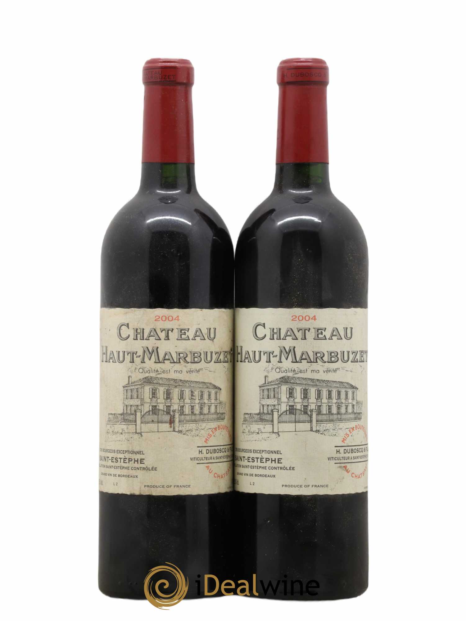 Château Haut Marbuzet 2004 - Lot de 2 bouteilles - 0