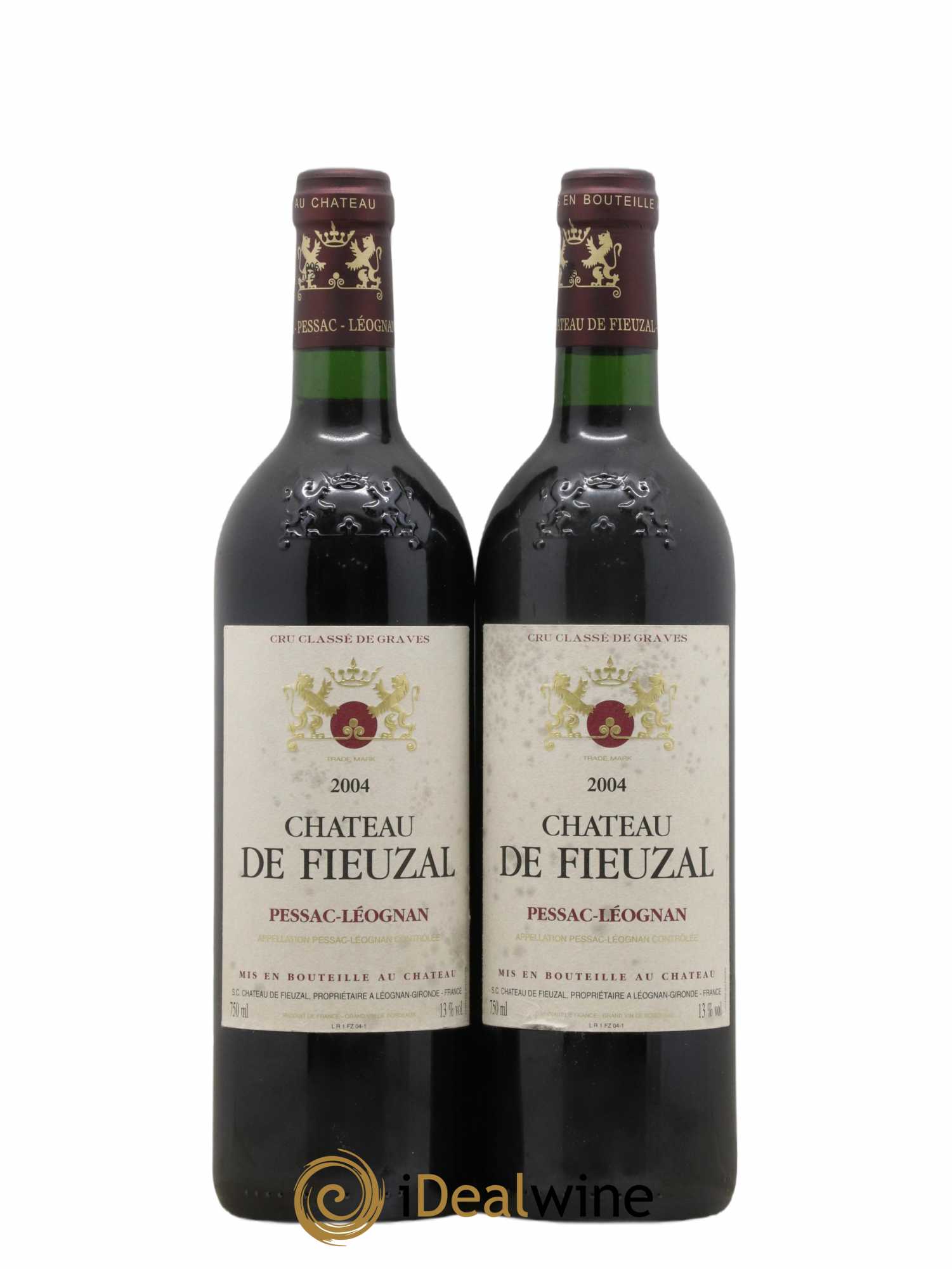 Château de Fieuzal Cru Classé de Graves 2004 - Lot de 2 bouteilles - 0