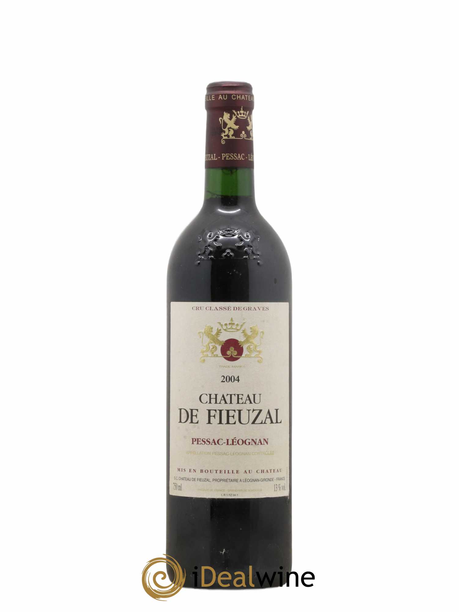 Château de Fieuzal Cru Classé de Graves 2004 - Lot de 1 bouteille - 0
