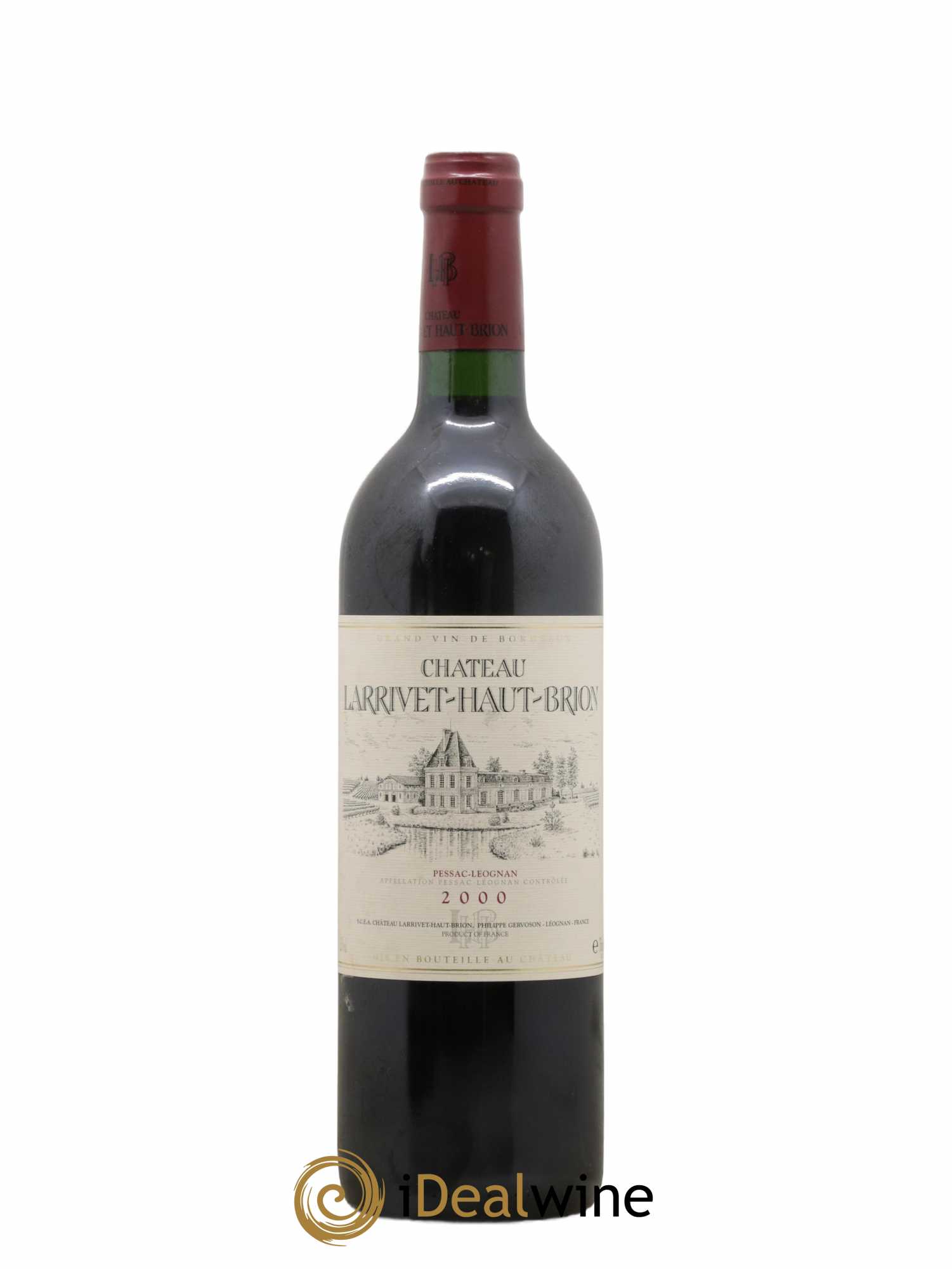 Château Larrivet Haut-Brion 2000 - Lot de 1 bouteille - 0
