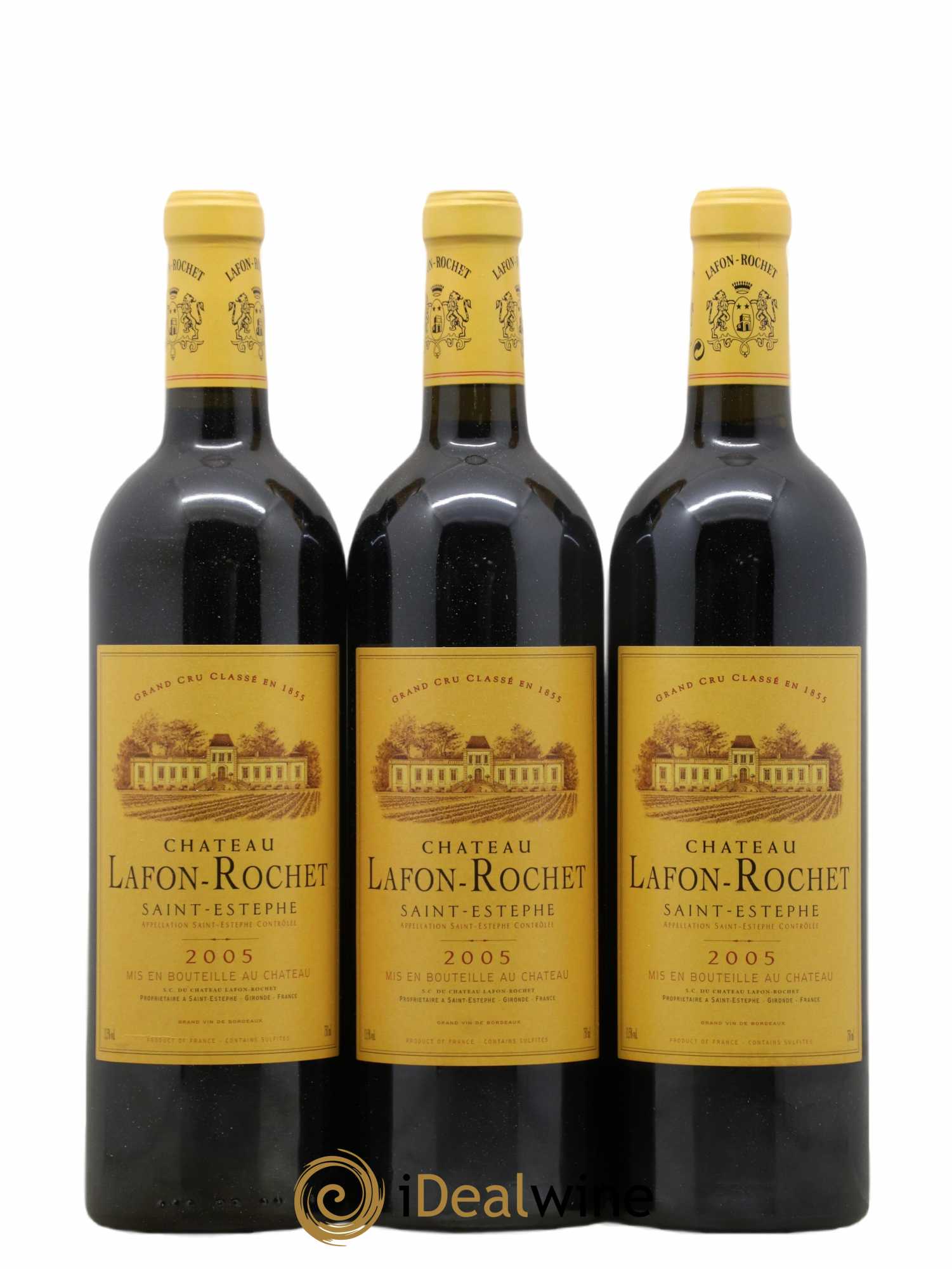 Château Lafon Rochet 4ème Grand Cru Classé 2005 - Lot de 12 bouteilles - 1