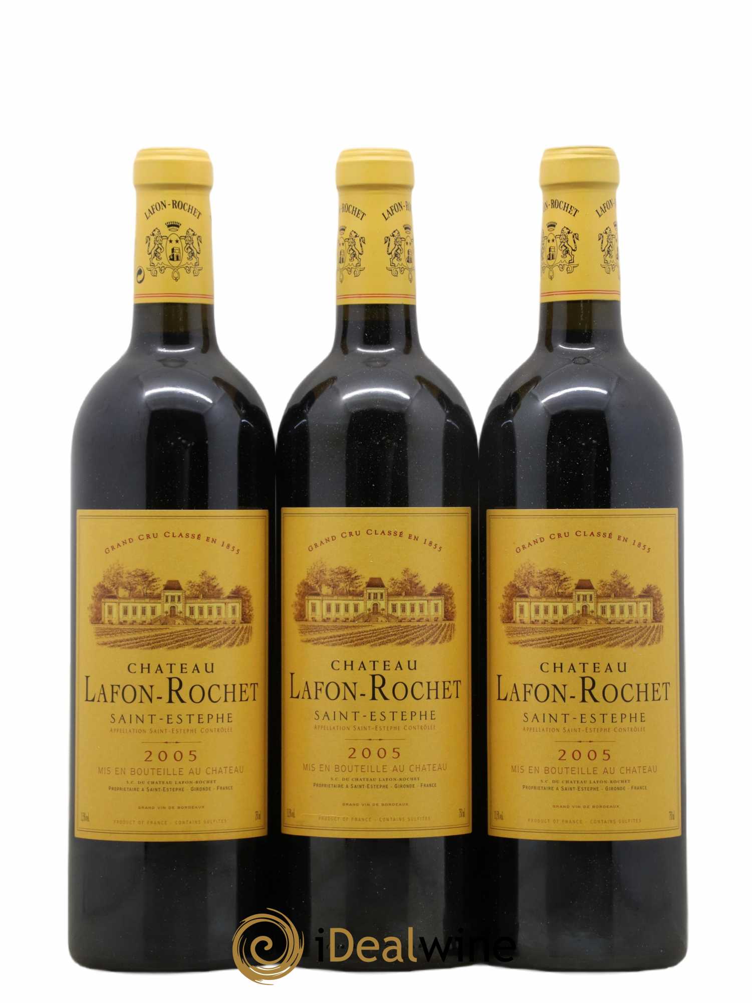 Château Lafon Rochet 4ème Grand Cru Classé 2005 - Lot de 12 bouteilles - 3