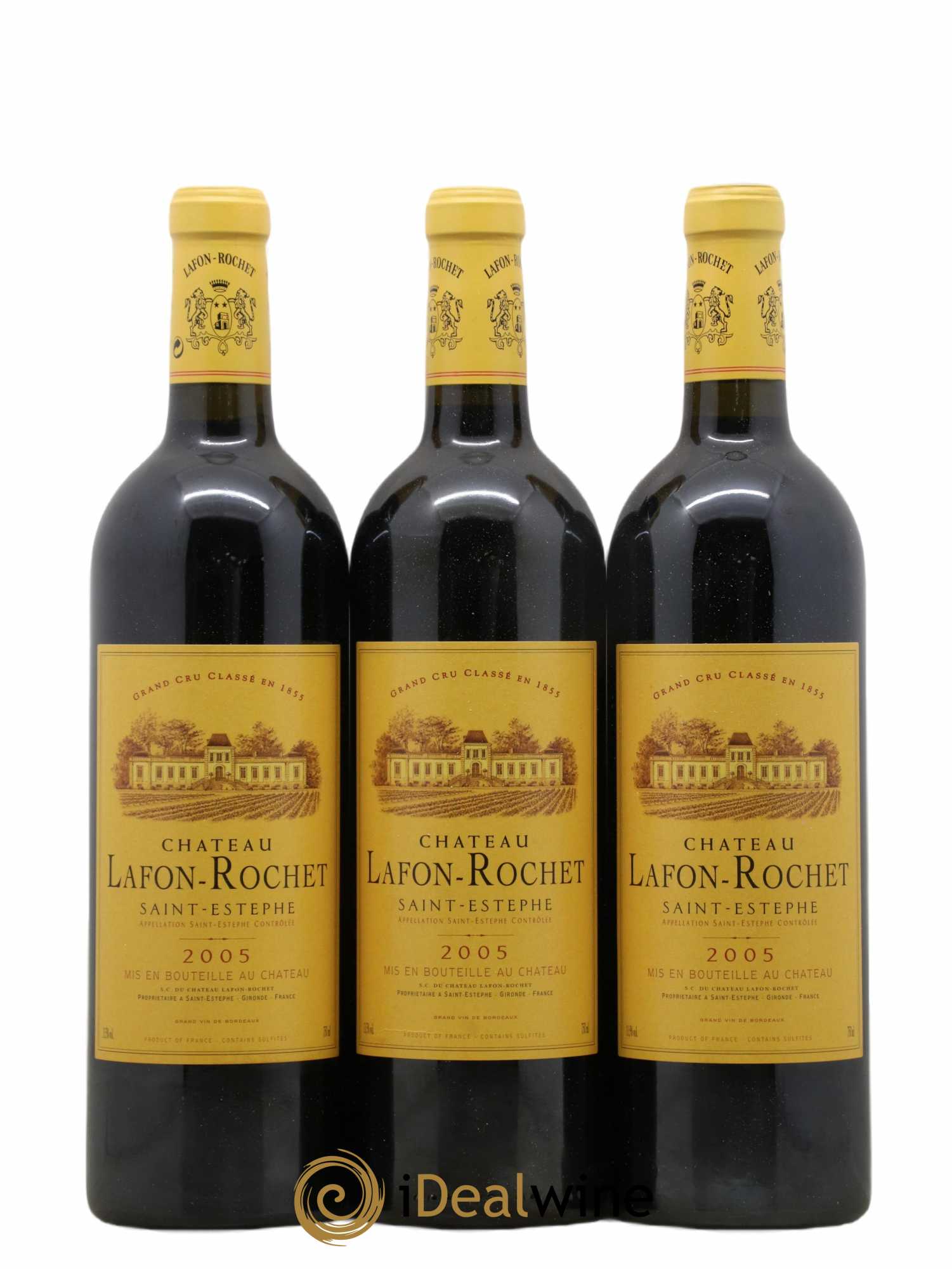 Château Lafon Rochet 4ème Grand Cru Classé 2005 - Lot de 12 bouteilles - 4