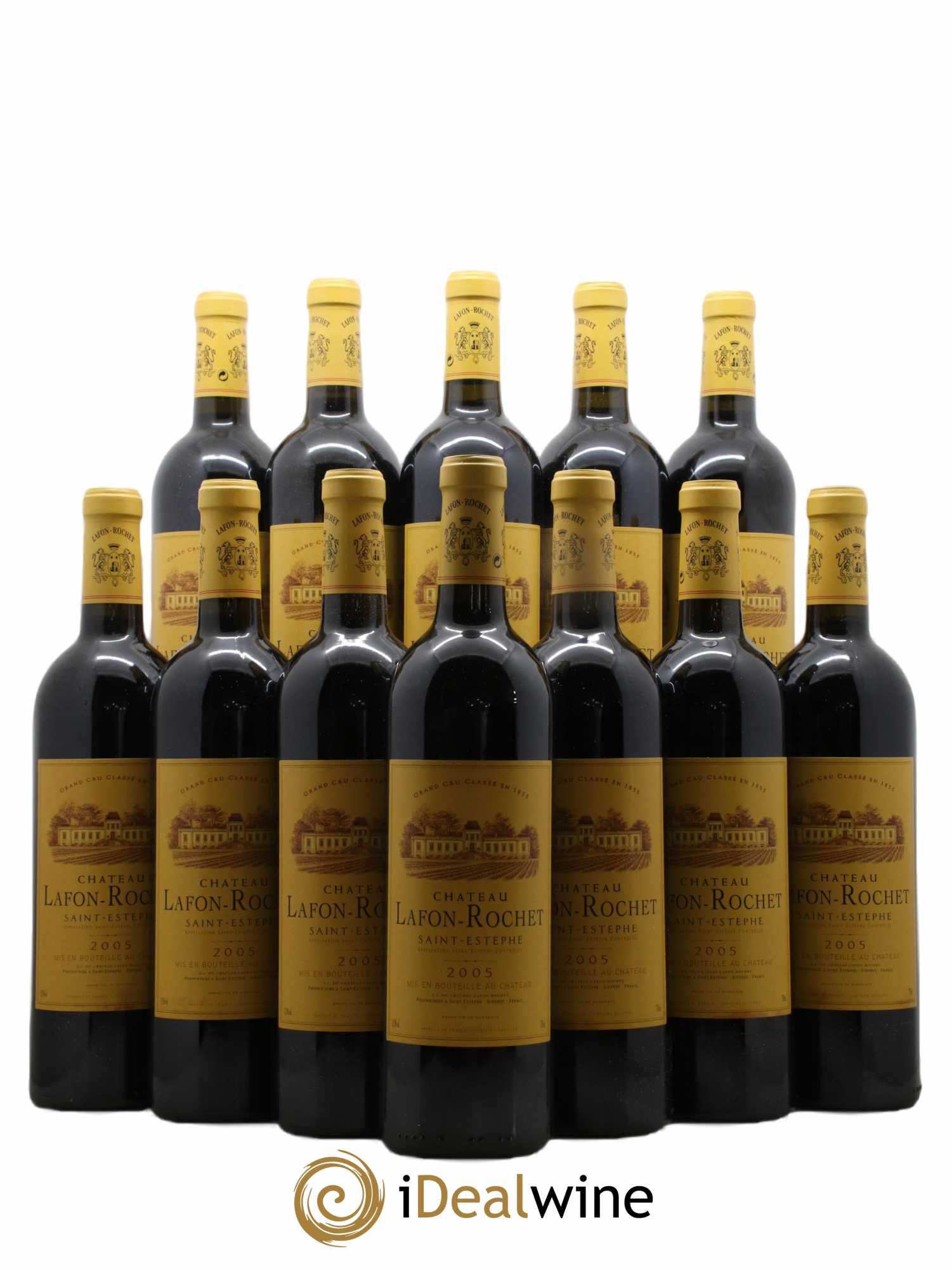 Château Lafon Rochet 4ème Grand Cru Classé 2005 - Lot de 12 bouteilles - 0