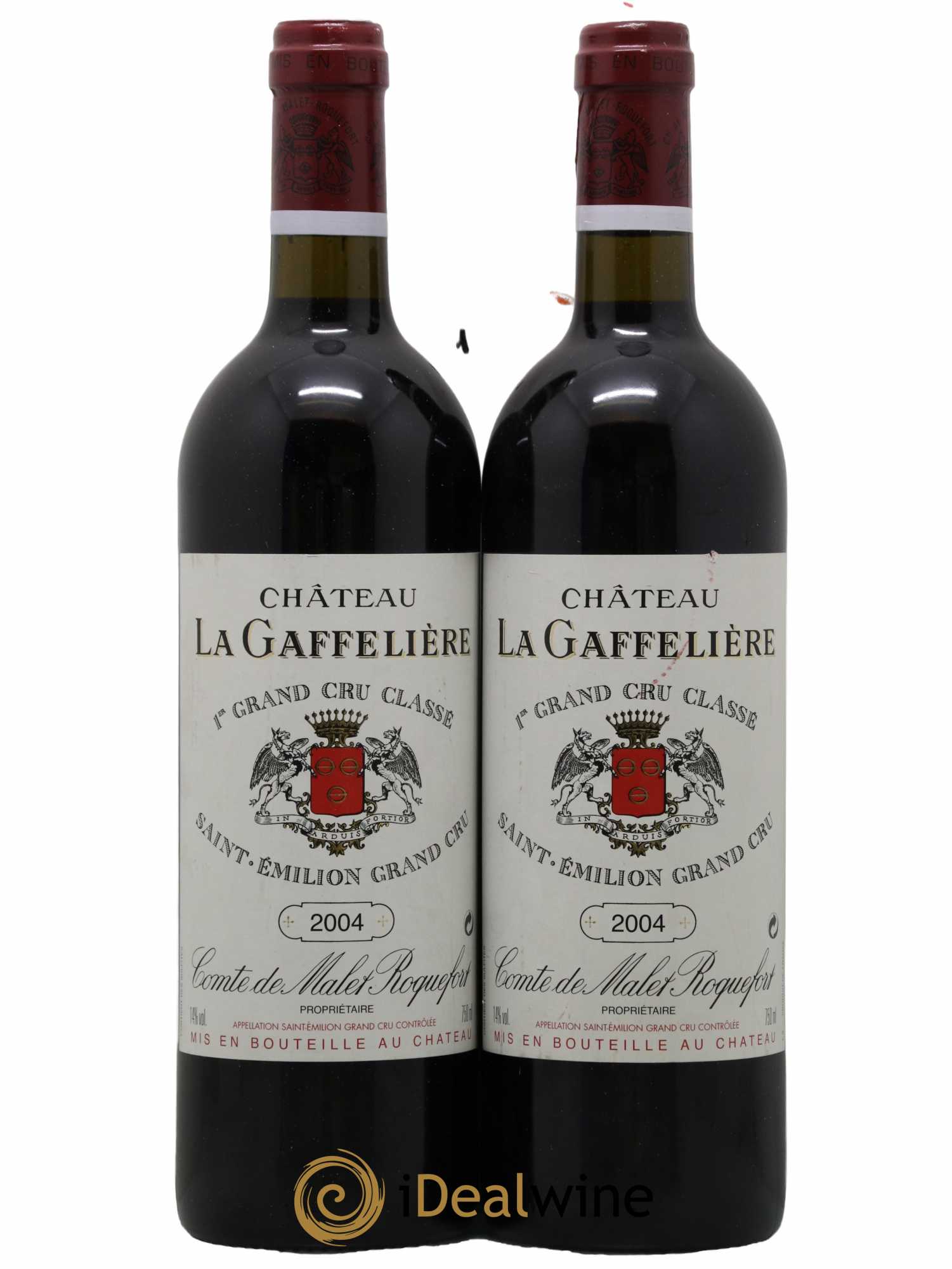 Château la Gaffelière 1er Grand Cru Classé B 2004 - Lot de 2 bouteilles - 0