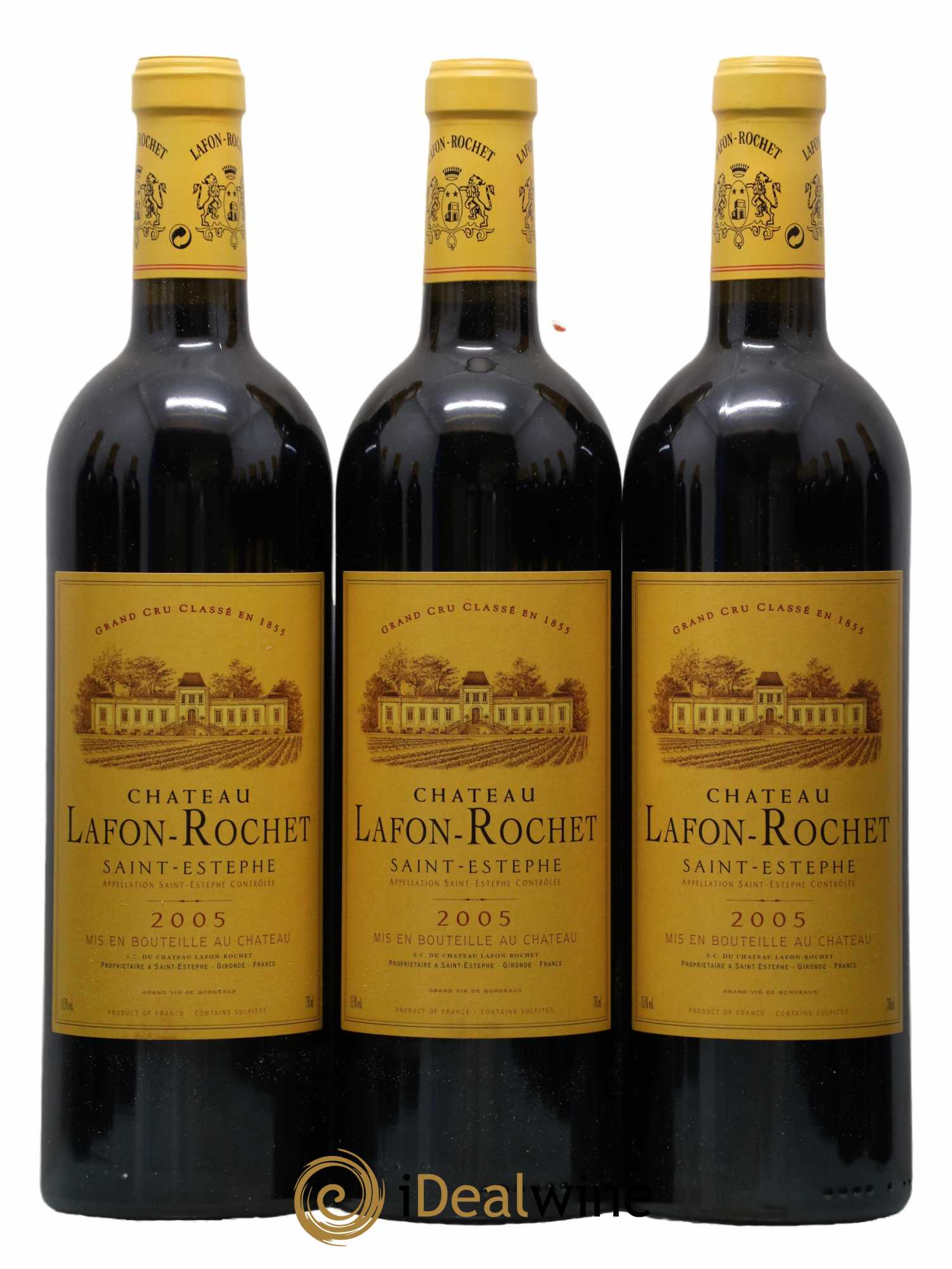Château Lafon Rochet 4ème Grand Cru Classé 2005 - Lot de 12 bouteilles - 1