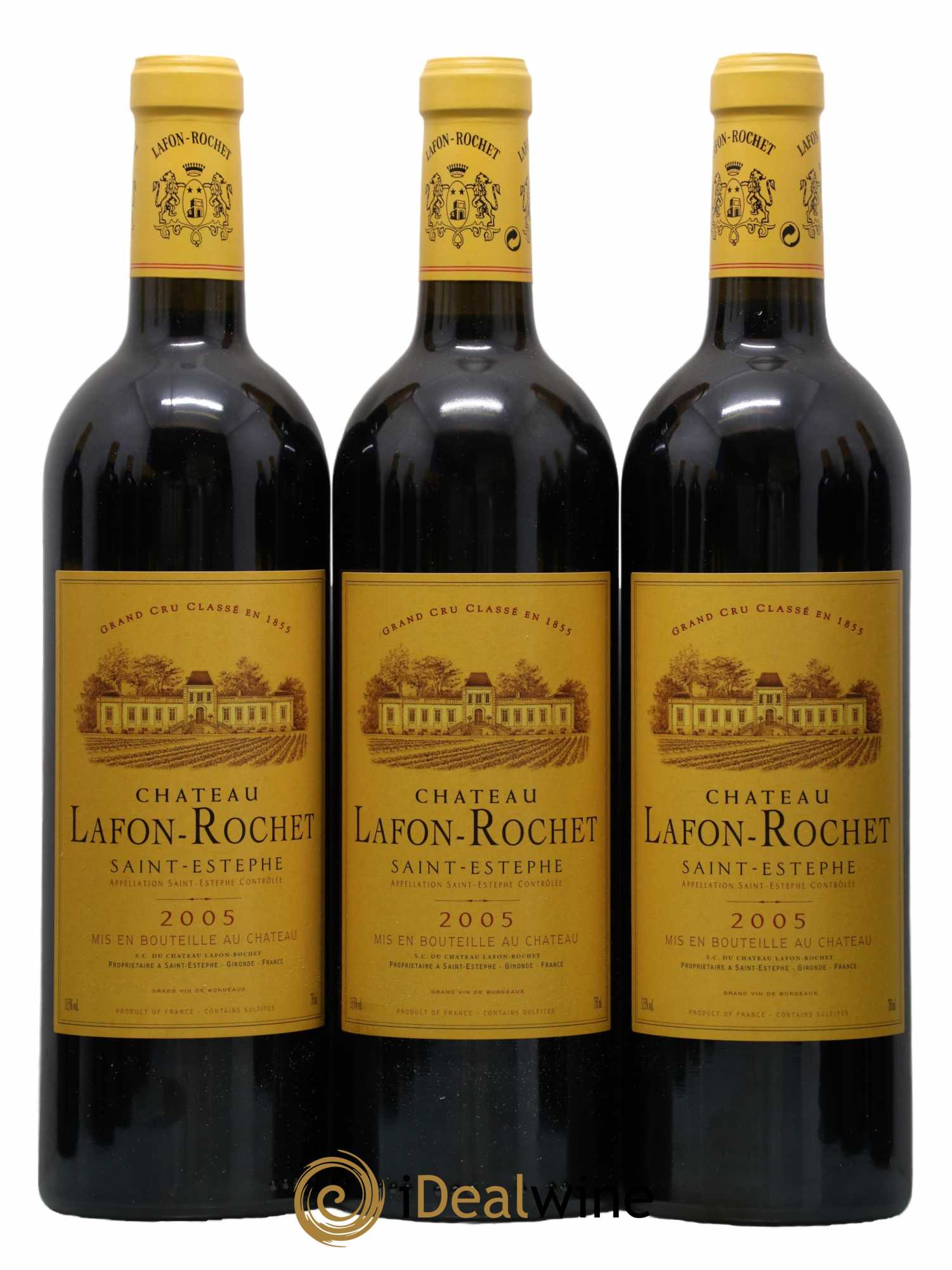 Château Lafon Rochet 4ème Grand Cru Classé 2005 - Lot de 12 bouteilles - 3