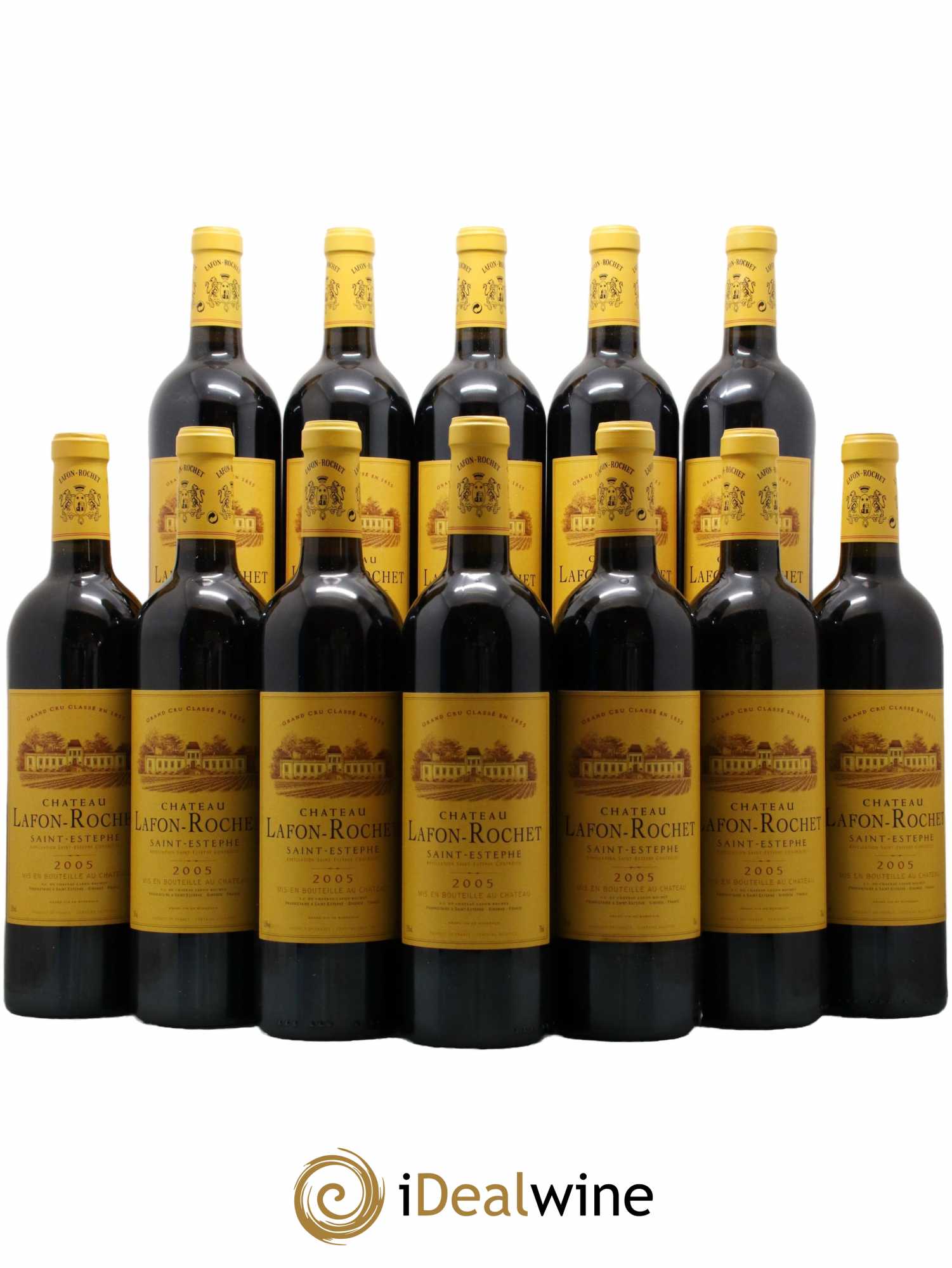 Château Lafon Rochet 4ème Grand Cru Classé 2005 - Lot de 12 bouteilles - 0