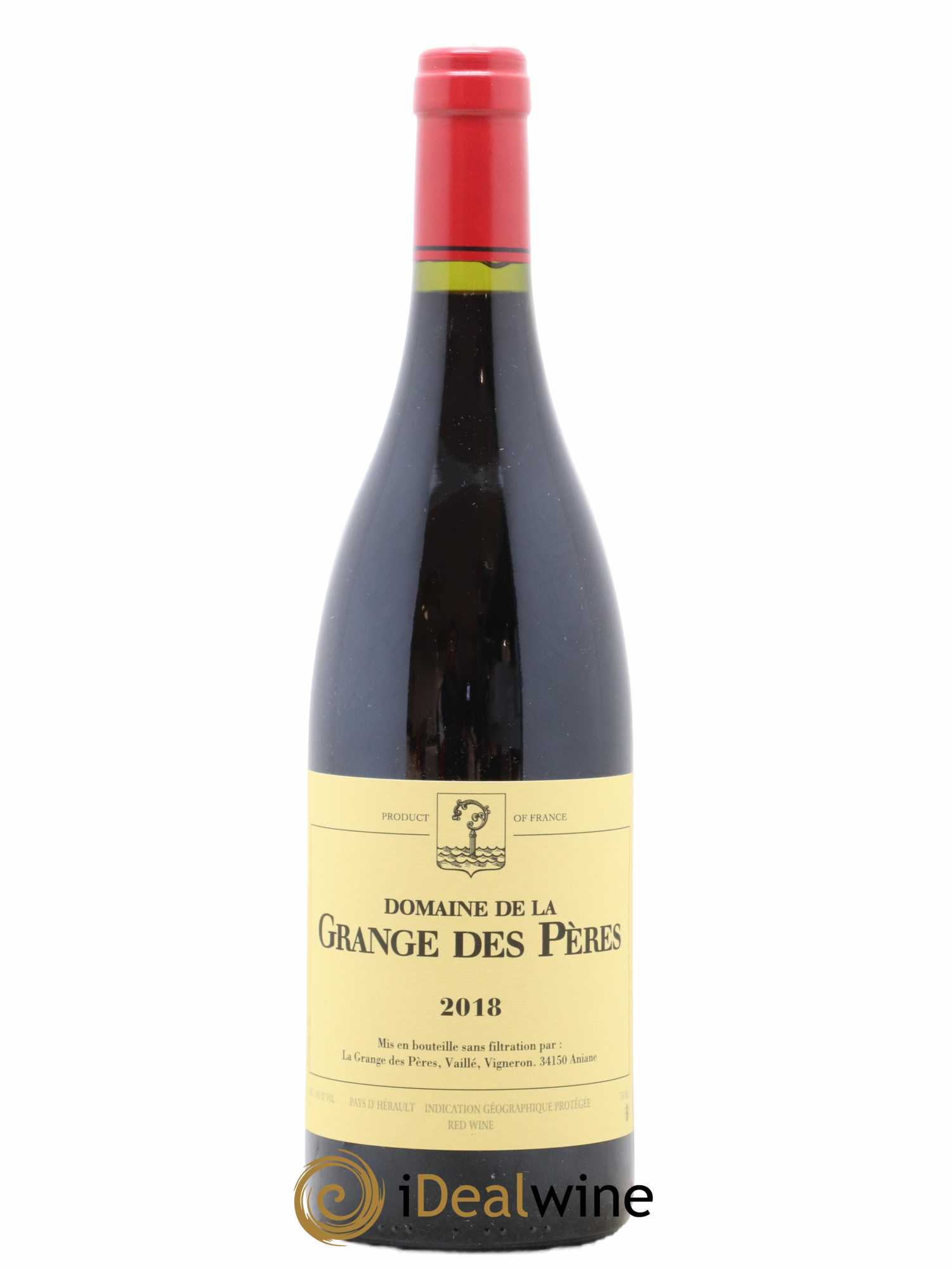 Pays d'Hérault Grange des Pères Laurent Vaillé 2018 - Lot de 1 bouteille - 0