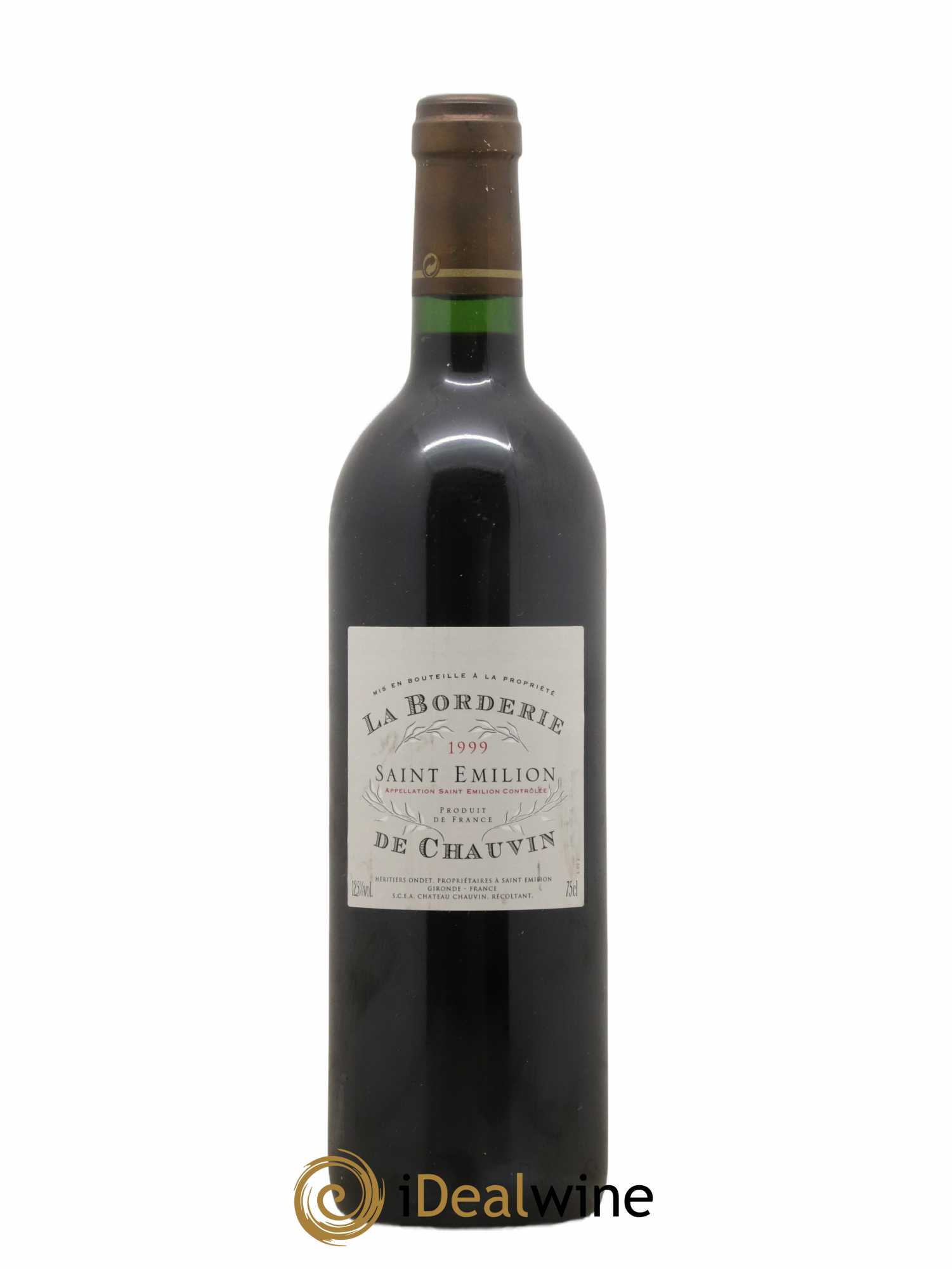 Saint-Émilion Château La Borderie de Chauvin 1999 - Posten von 1 Flasche - 0