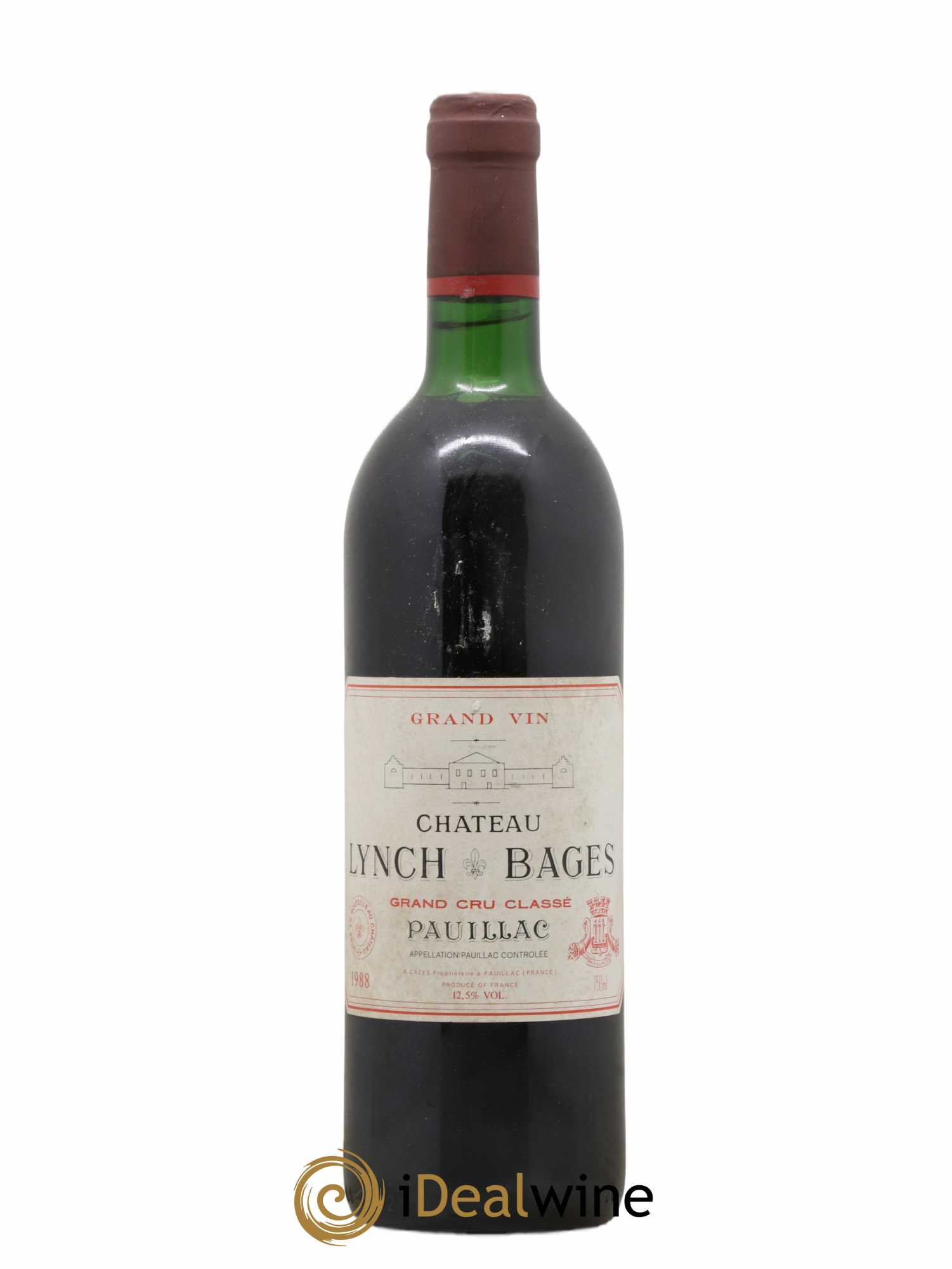 Château Lynch Bages 5ème Grand Cru Classé 1988 - Lot de 1 bouteille - 0