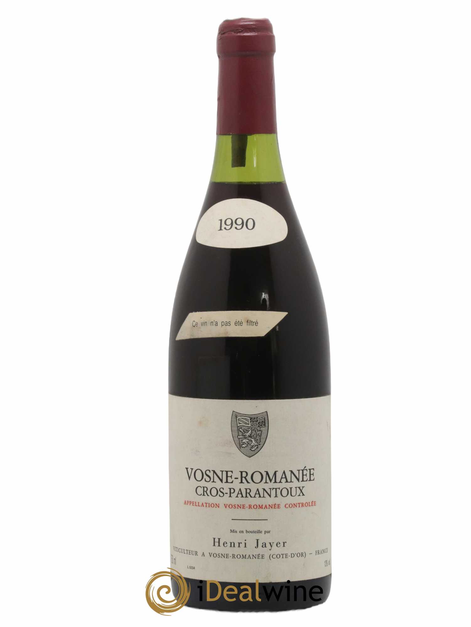 Vosne-Romanée 1er Cru Cros Parantoux Henri Jayer 1990 - Lot of 1 bottle - 0