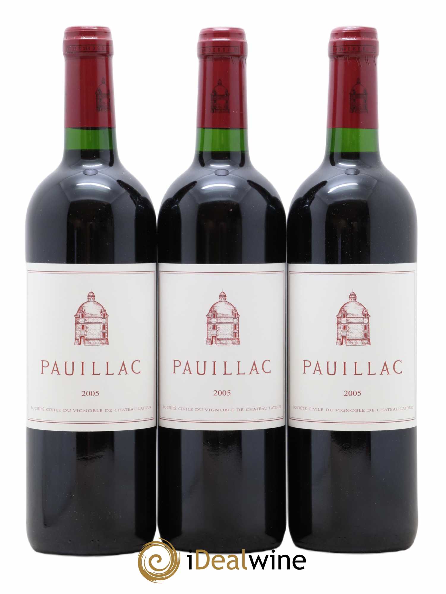 Pauillac de Château Latour 2005 - Lot de 3 bouteilles - 0