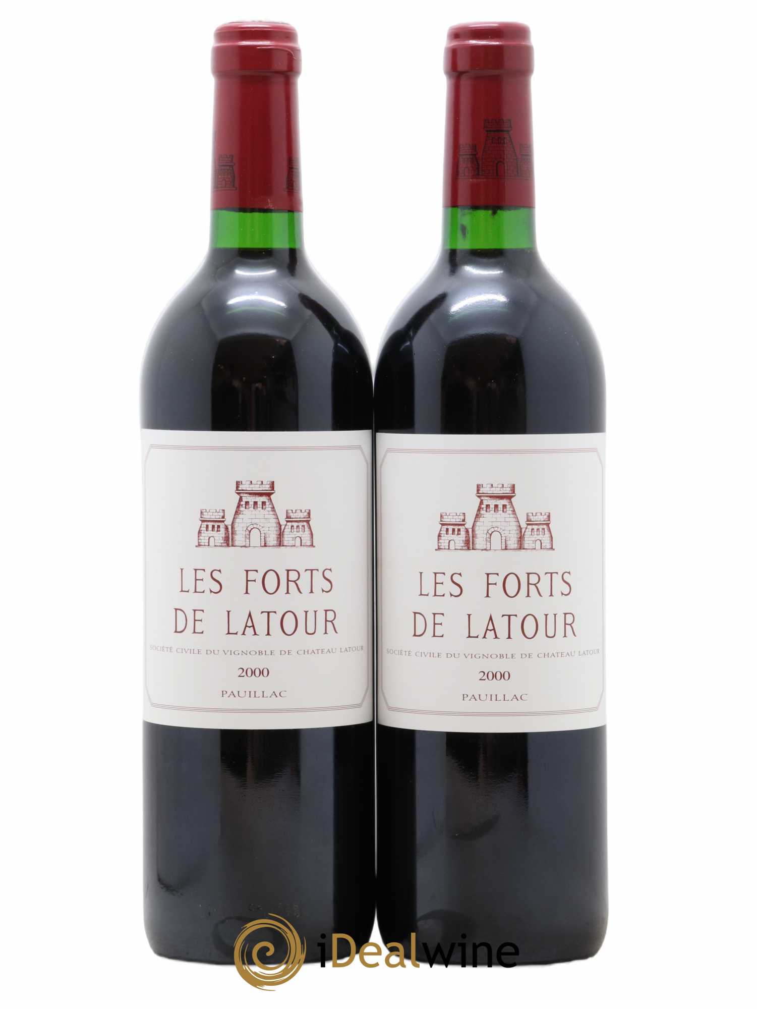 Les Forts de Latour Second Vin 2000 - Lot de 2 bouteilles - 0