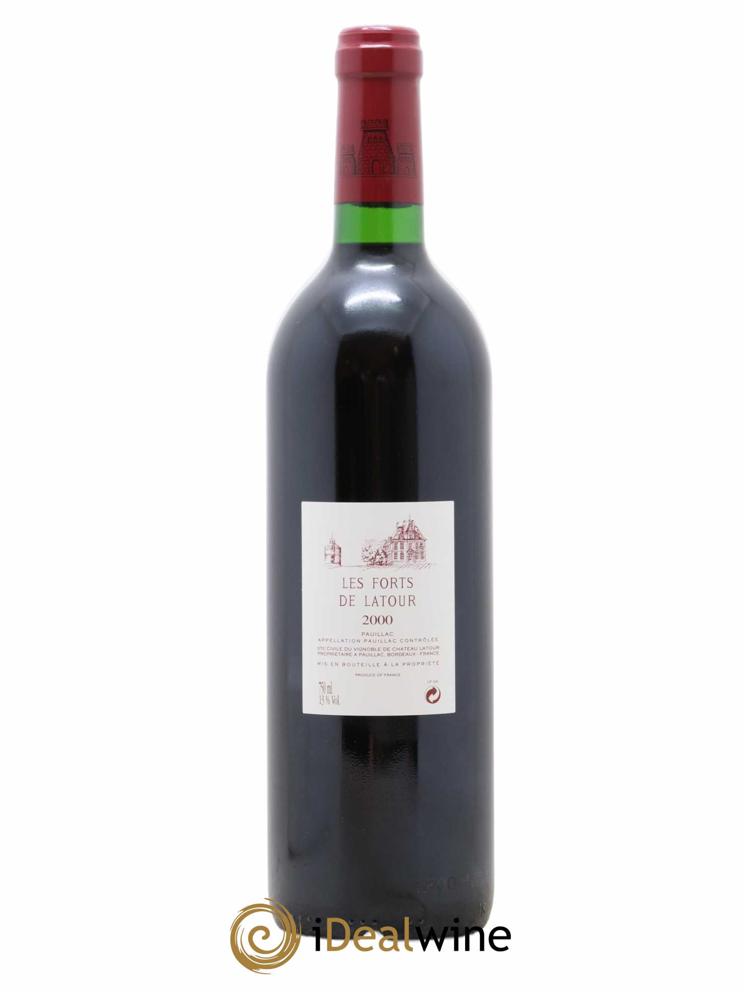 Les Forts de Latour Second Vin 2000 - Lot de 1 bouteille - 1