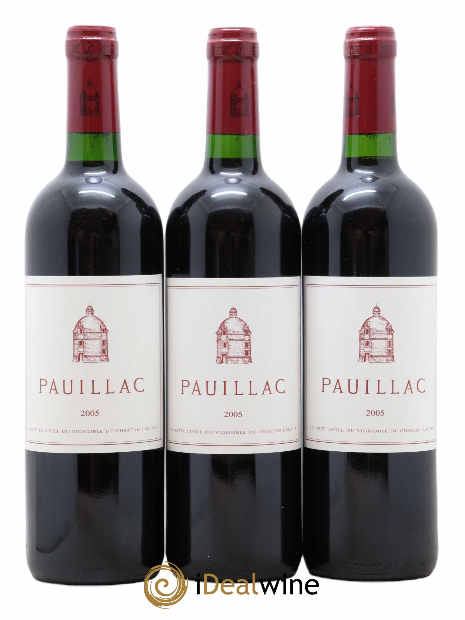 Pauillac de Château Latour 2005 - Lot de 3 bouteilles - 0