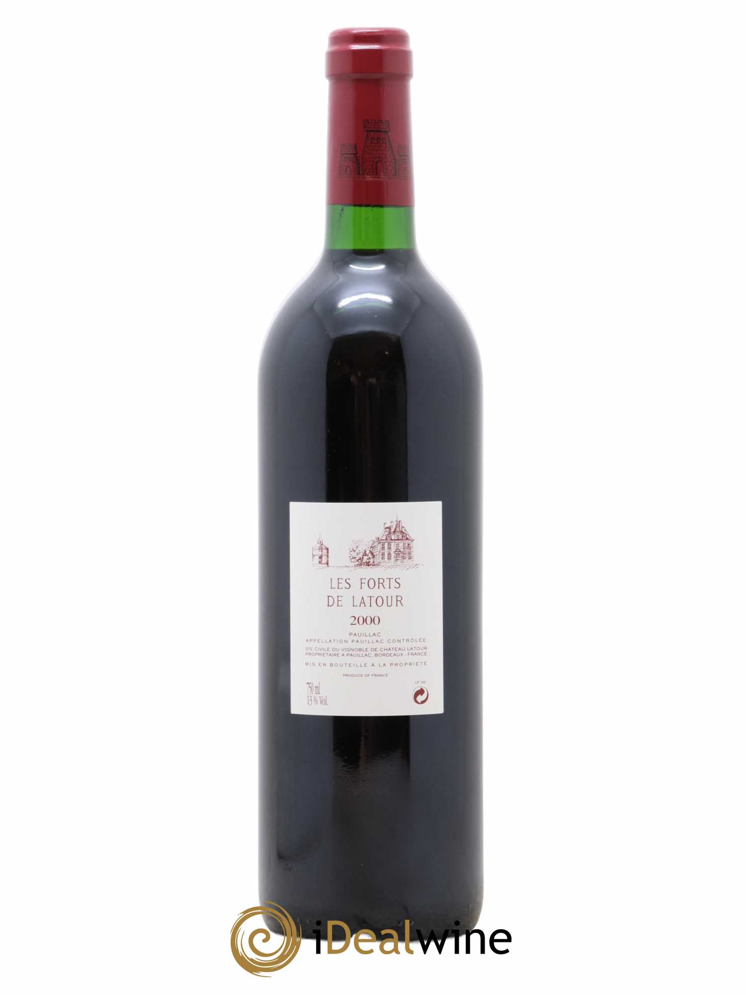 Les Forts de Latour Second Vin 2000 - Lot de 1 bouteille - 1