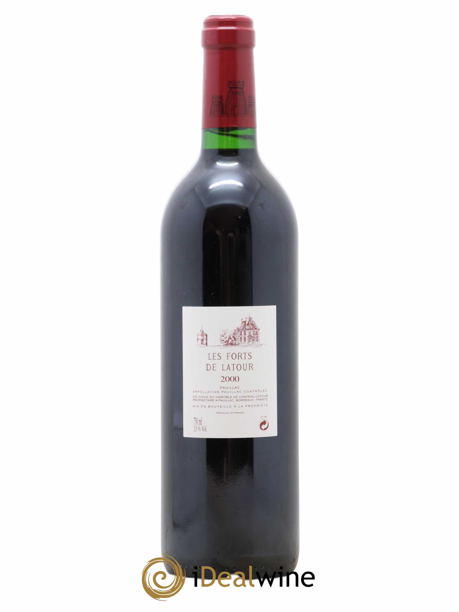 Les Forts de Latour Second Vin 2000 - Lot de 1 bouteille - 1