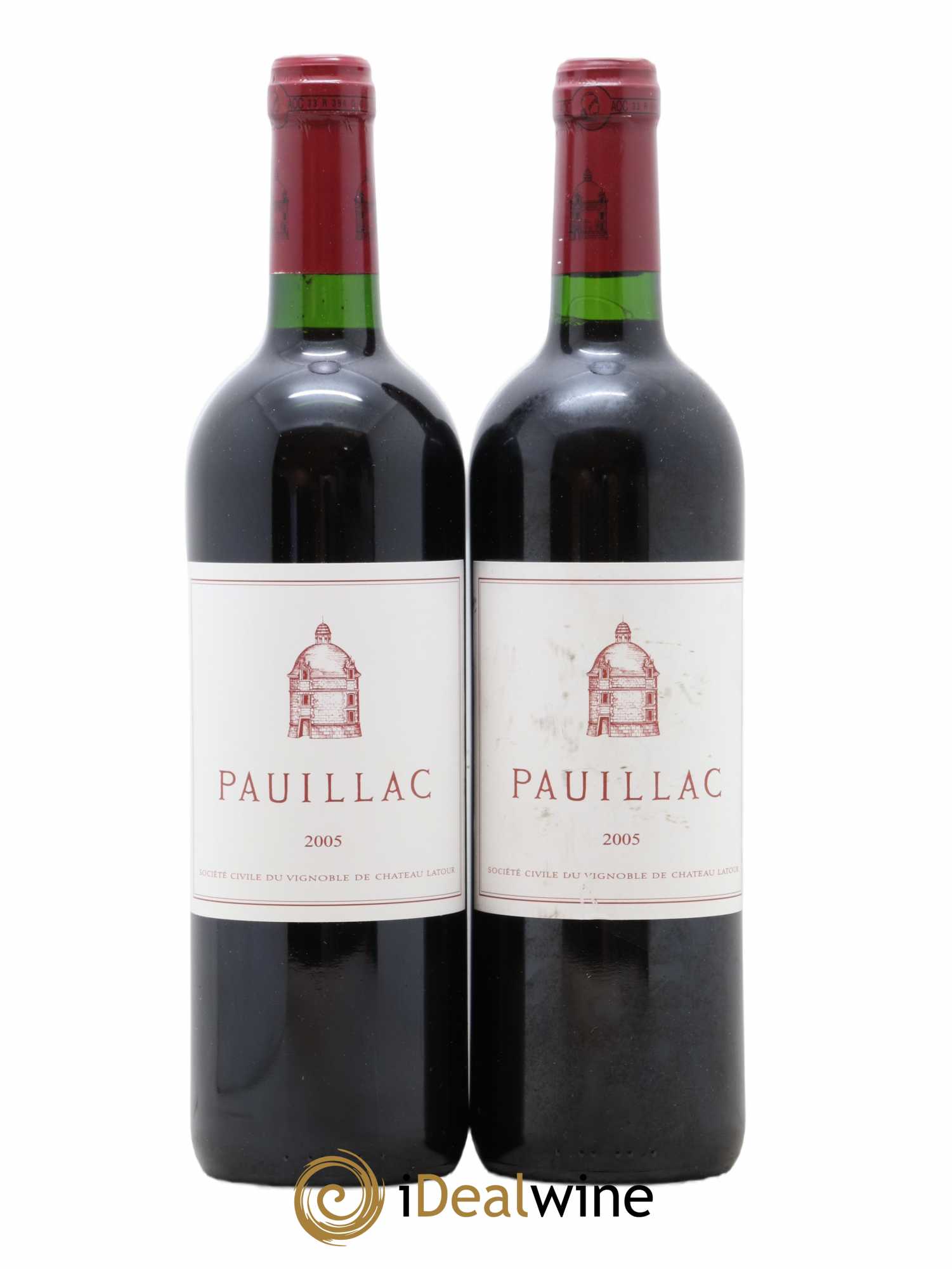 Pauillac de Château Latour 2005 - Lot de 2 bouteilles - 0