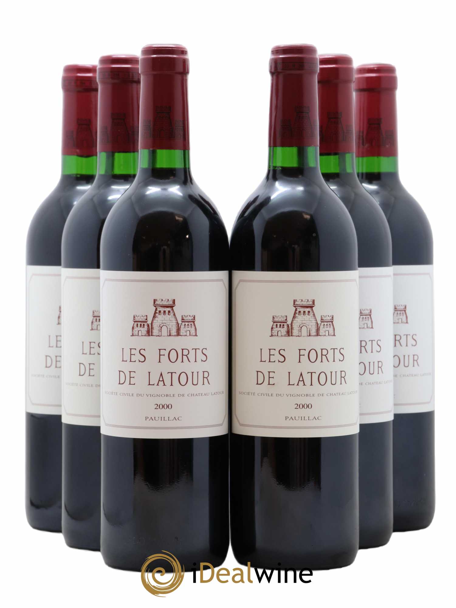 Les Forts de Latour Second Vin 2000 - Lot de 6 bouteilles - 0