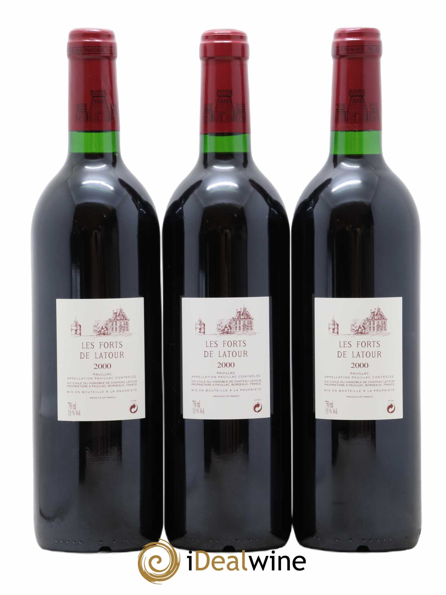 Les Forts de Latour Second Vin 2000 - Lot de 6 bouteilles - 2