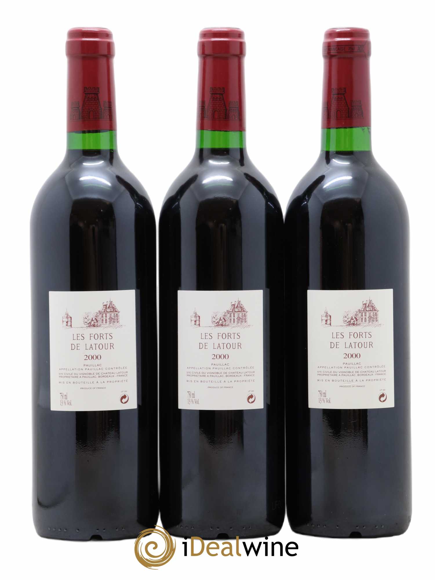 Les Forts de Latour Second Vin 2000 - Lot de 6 bouteilles - 4