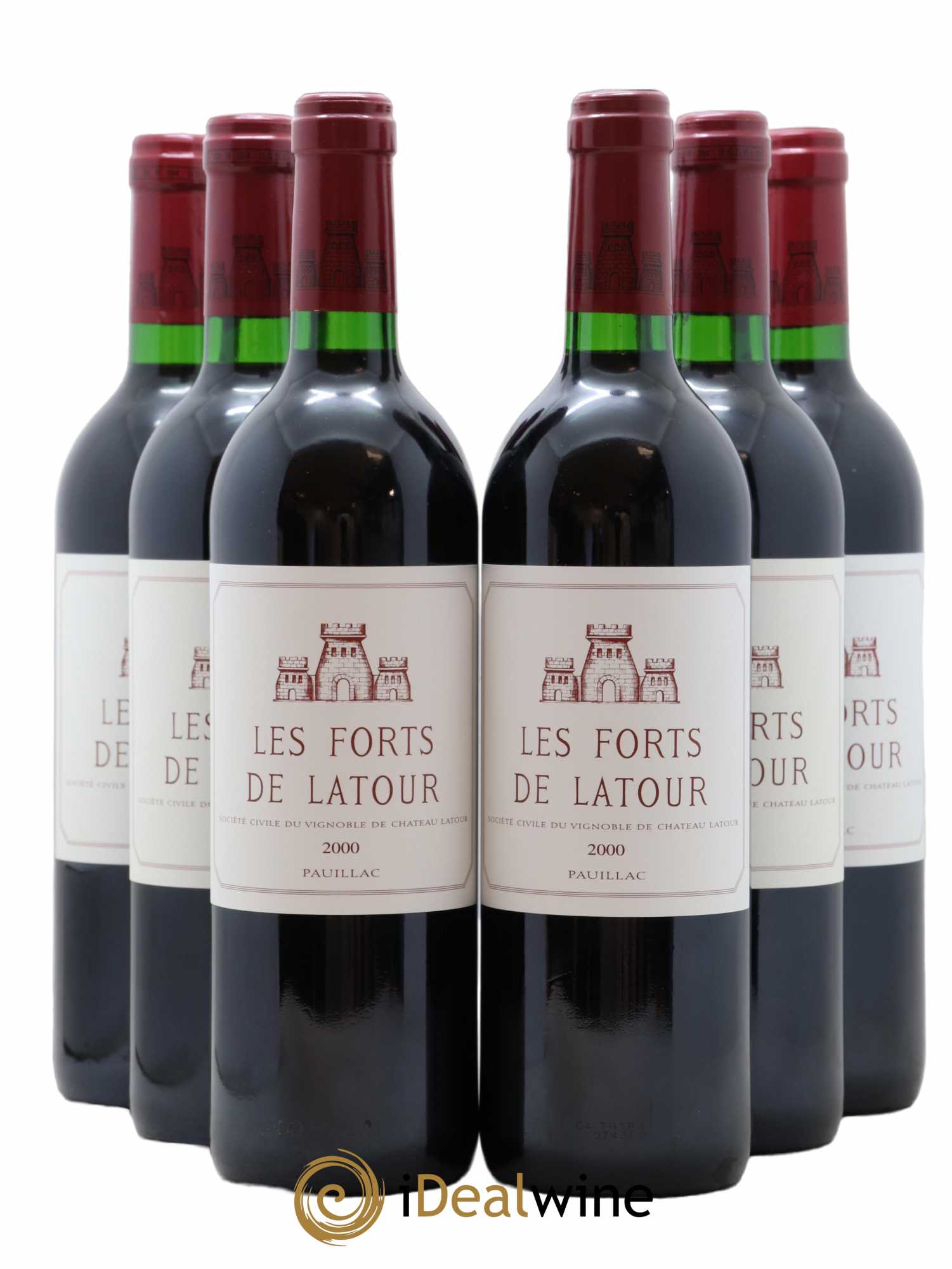 Les Forts de Latour Second Vin 2000 - Lot de 6 bouteilles - 0