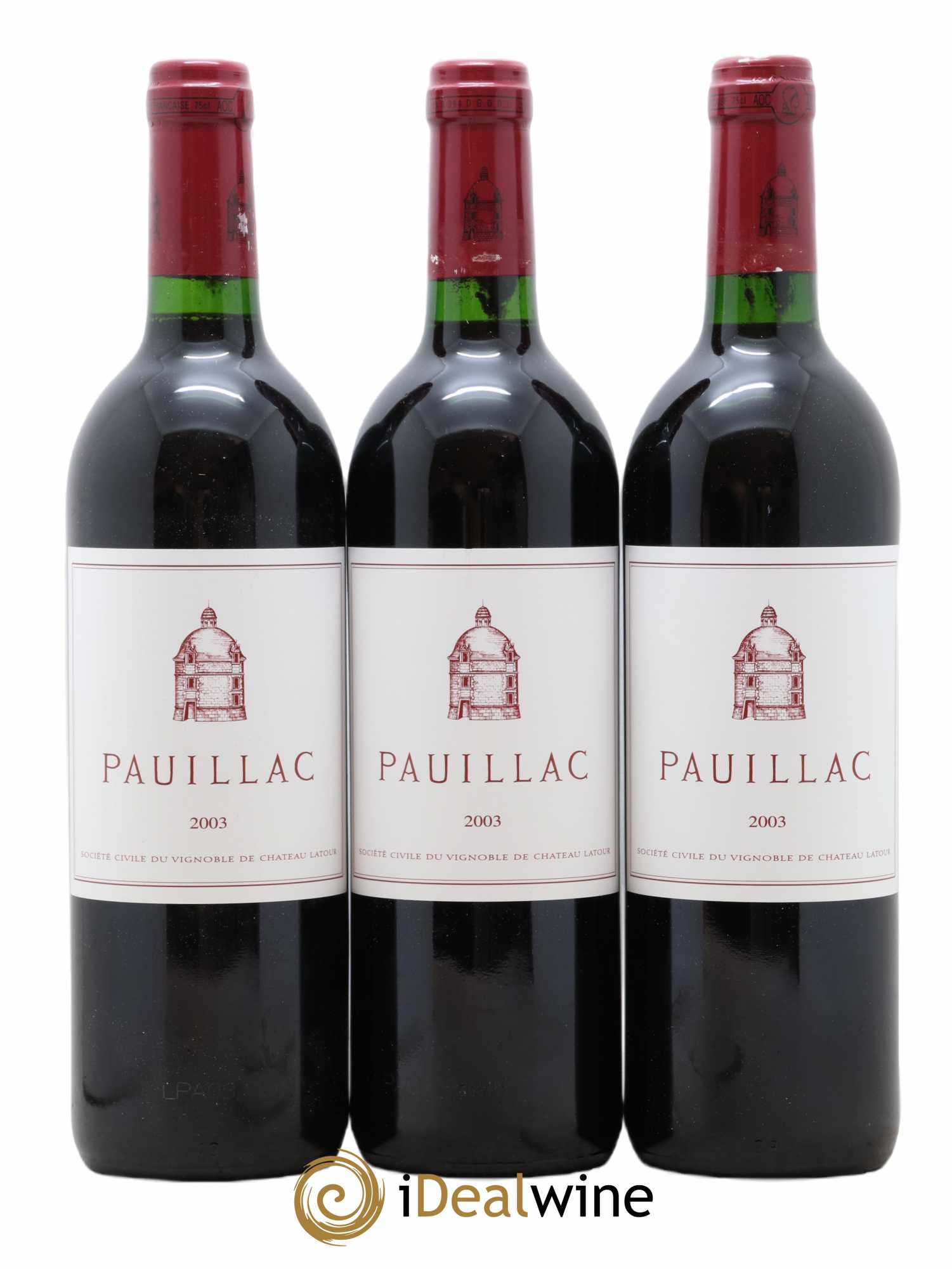 Pauillac de Château Latour 2003 - Lot de 6 bouteilles - 1