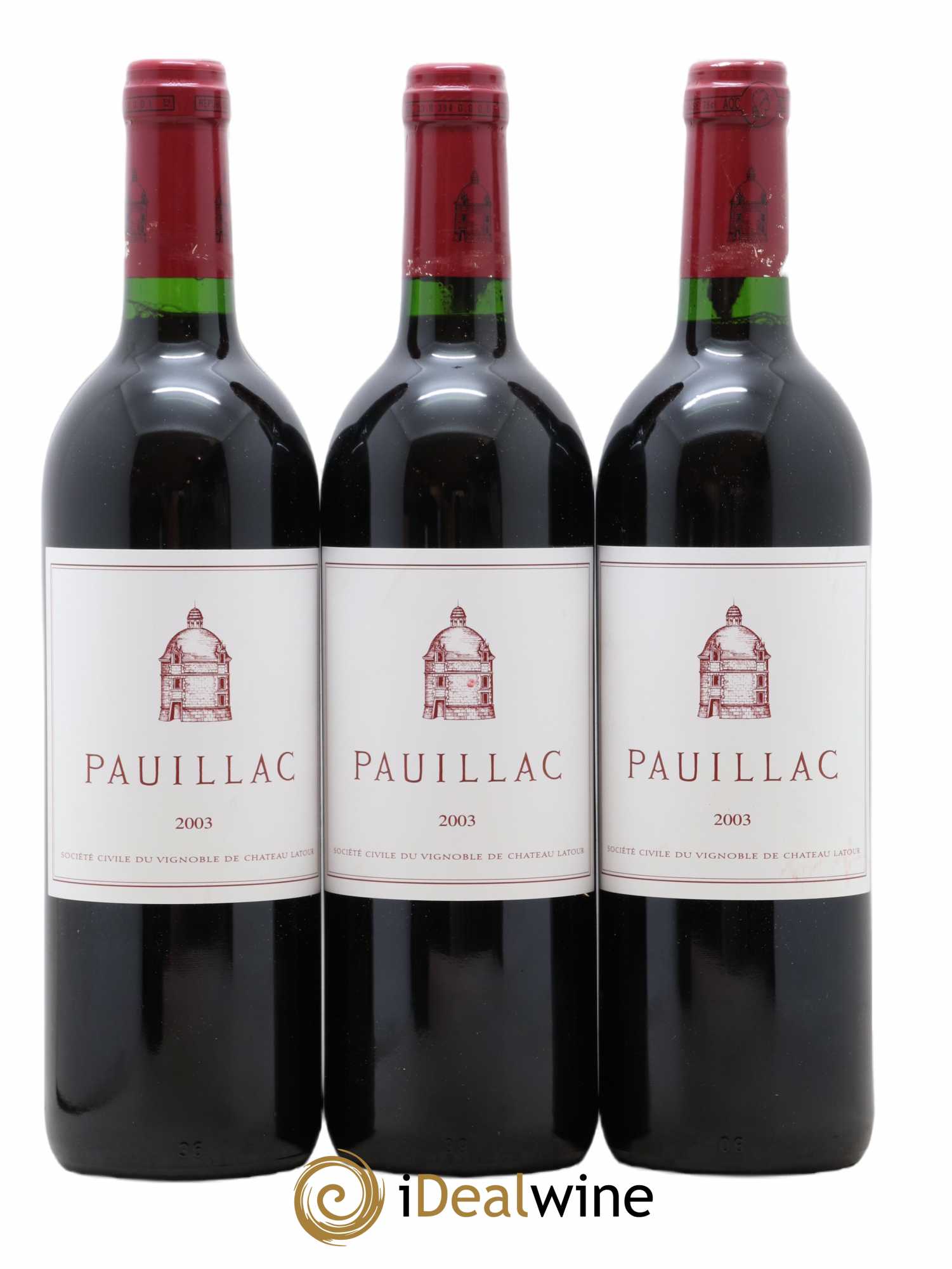 Pauillac de Château Latour 2003 - Lot de 6 bouteilles - 2