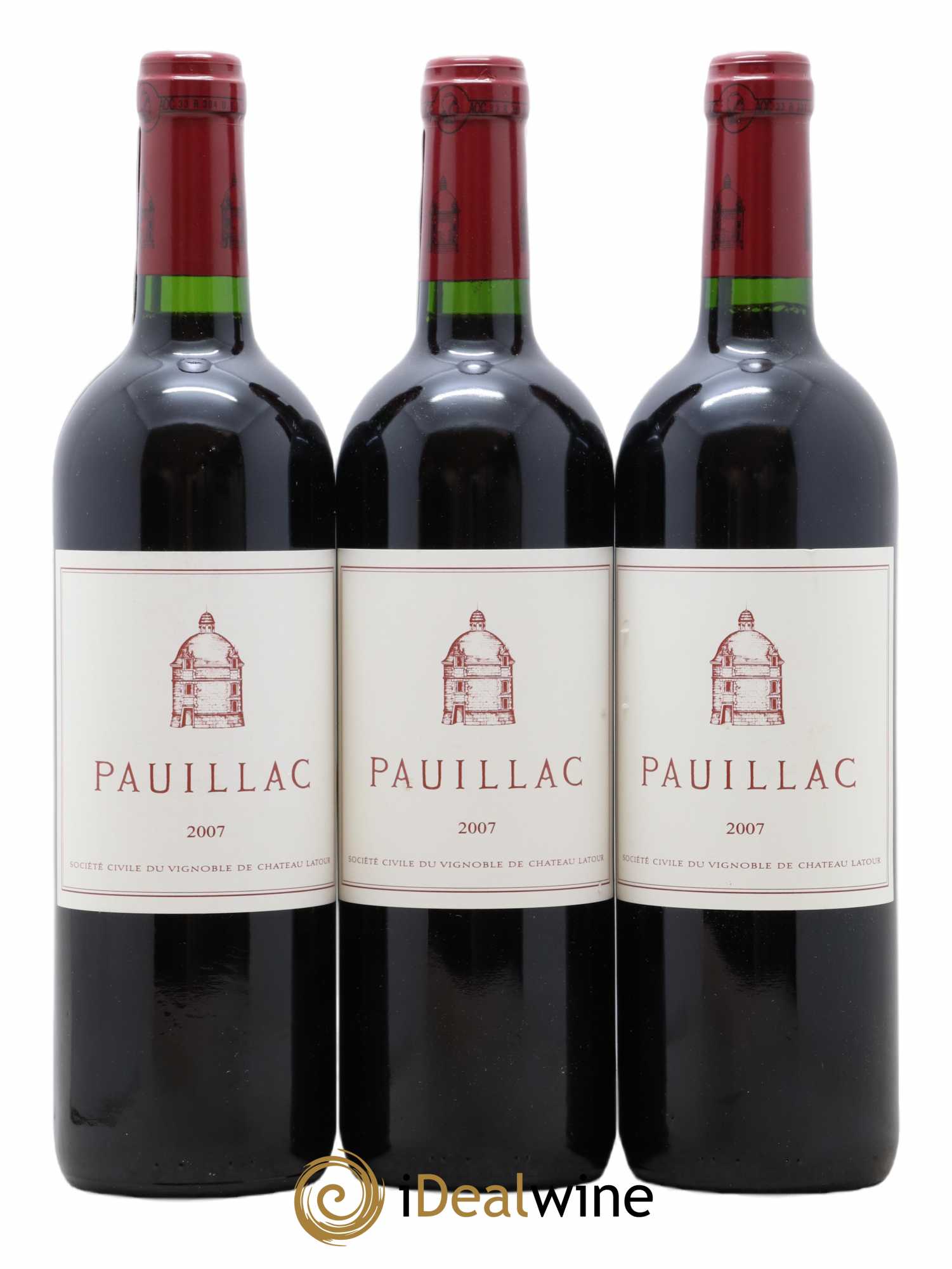 Pauillac de Château Latour 2007 - Lot de 6 bouteilles - 1