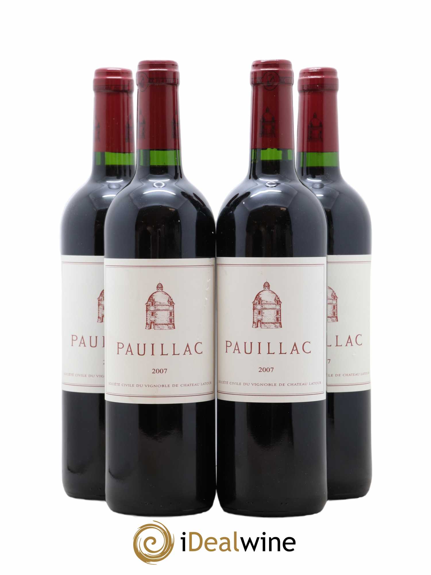 Pauillac de Château Latour 2007 - Lot de 4 bouteilles - 0