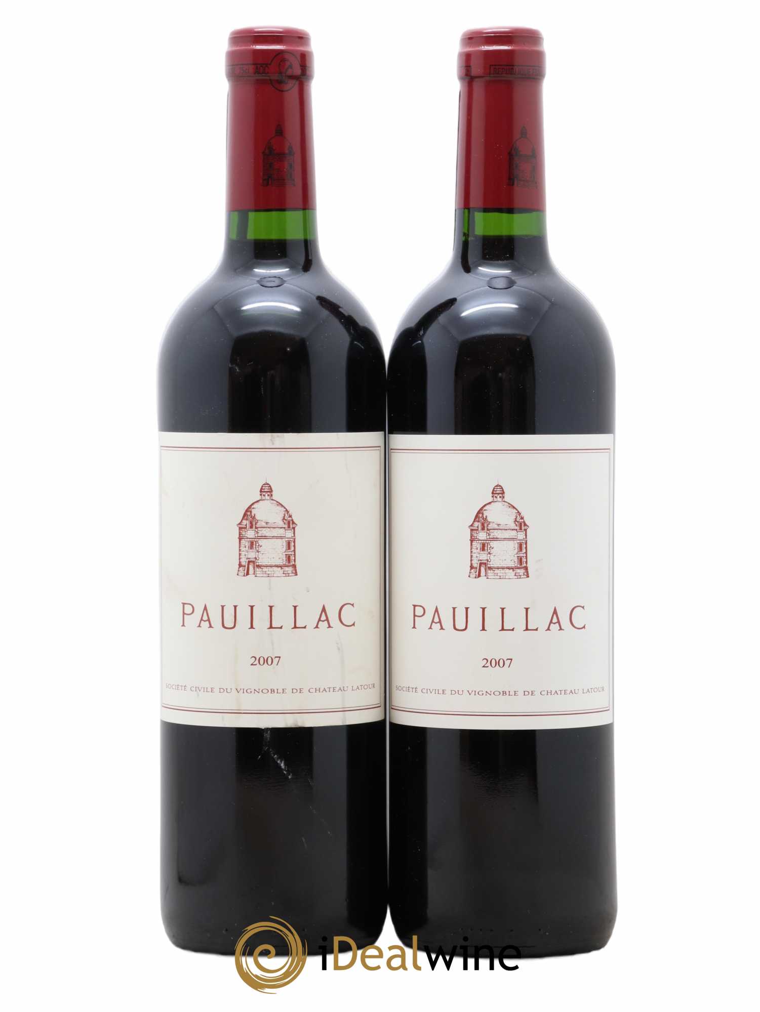 Pauillac de Château Latour 2007 - Lot de 2 bouteilles - 0