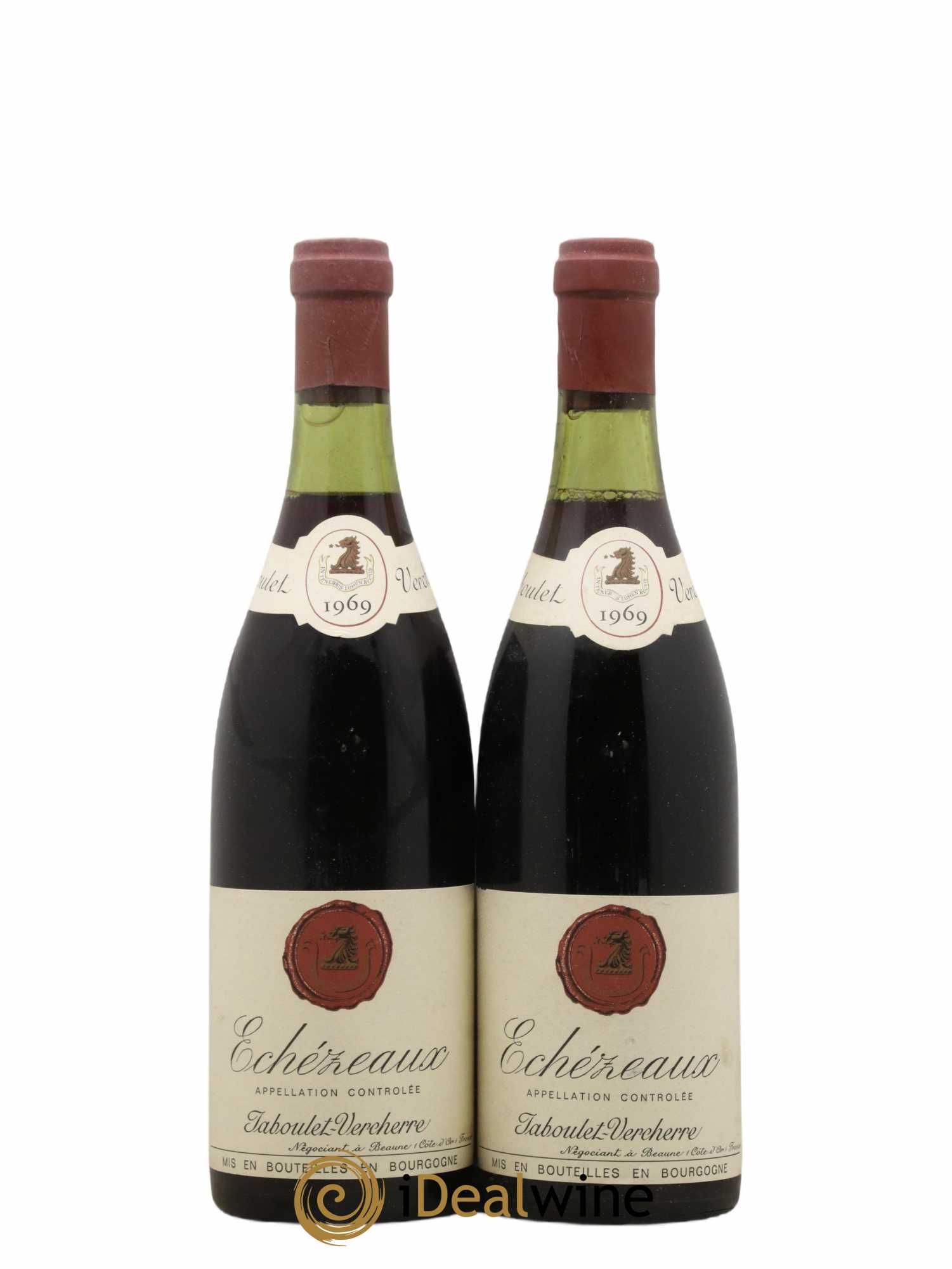 Echezeaux Grand Cru Jaboulet Vercherre 1969 - Lot de 2 bouteilles - 0