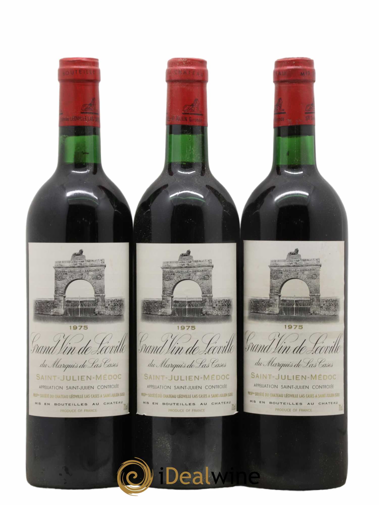 Château Léoville Las Cases 2ème Grand Cru Classé 1975 - Lot de 12 bouteilles - 1