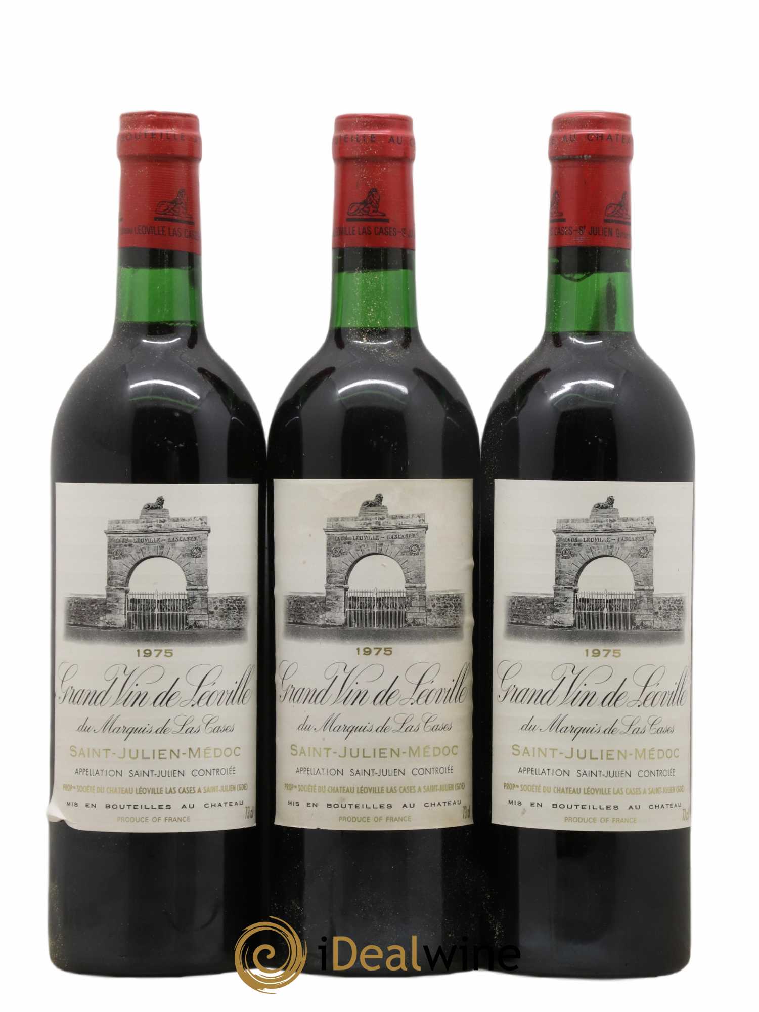 Château Léoville Las Cases 2ème Grand Cru Classé 1975 - Lot de 12 bouteilles - 2