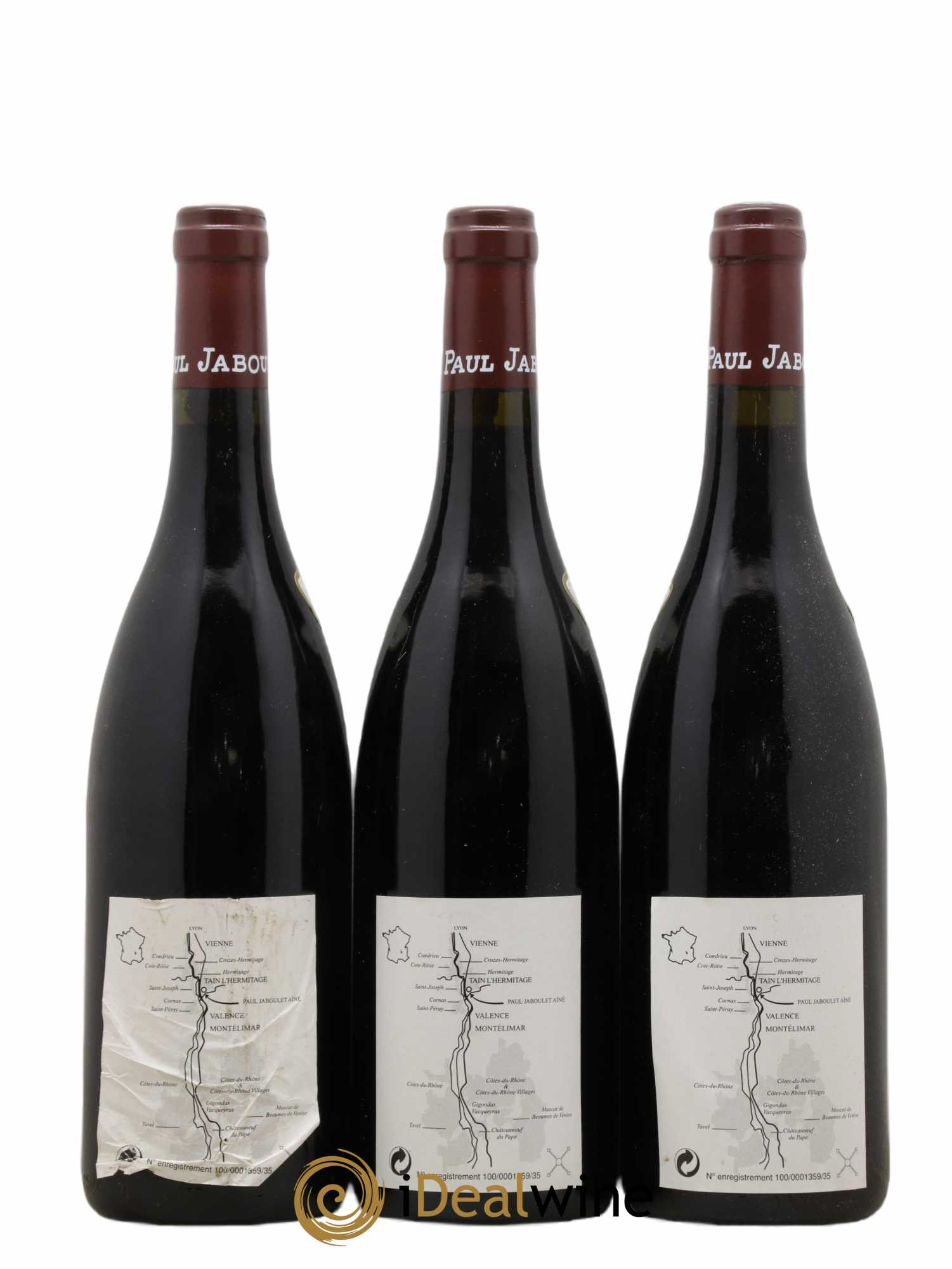 Hermitage La Chapelle Paul Jaboulet Ainé (sans prix de réserve) 1998 - Lot de 3 bouteilles - 1