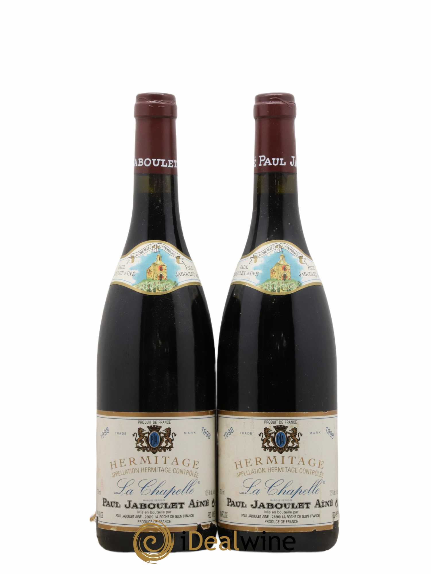 Hermitage La Chapelle Paul Jaboulet Ainé 1998 - Lot de 2 bouteilles - 0