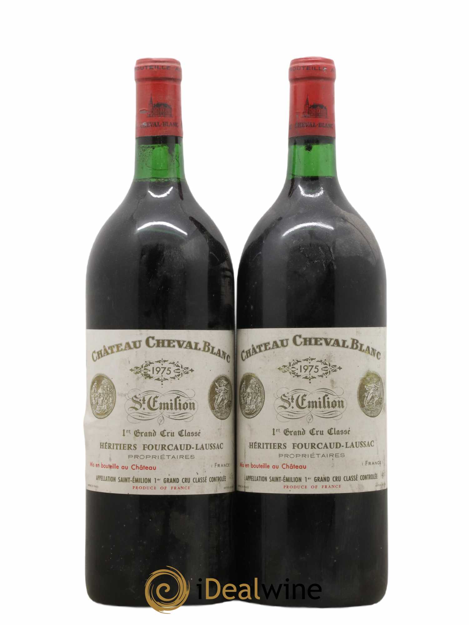 Château Cheval Blanc 1er Grand Cru Classé A 1975 - Lot de 2 magnums - 0