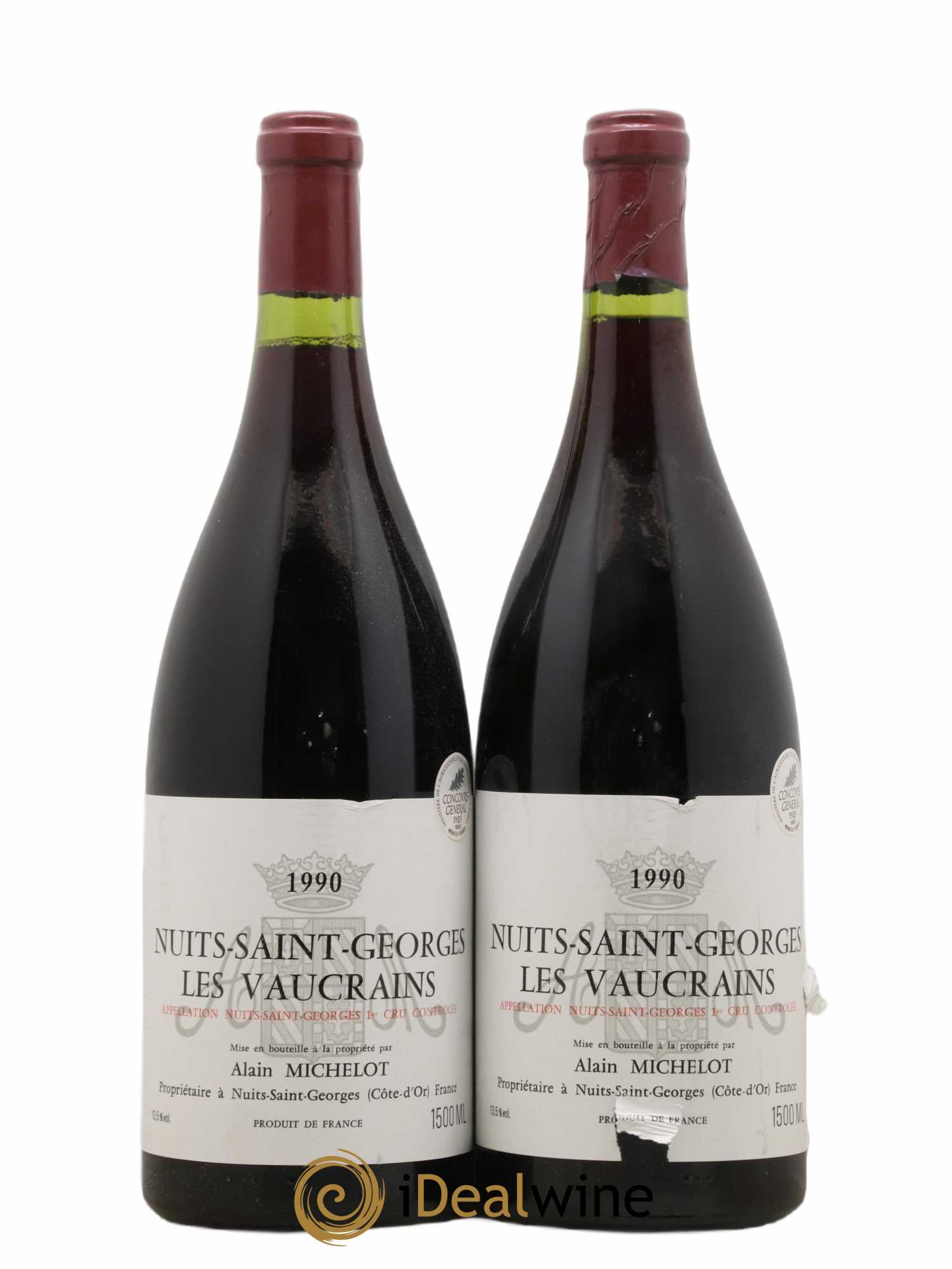 Nuits-Saint-Georges 1er Cru 1988 - Posten von 2 Magnum - 0