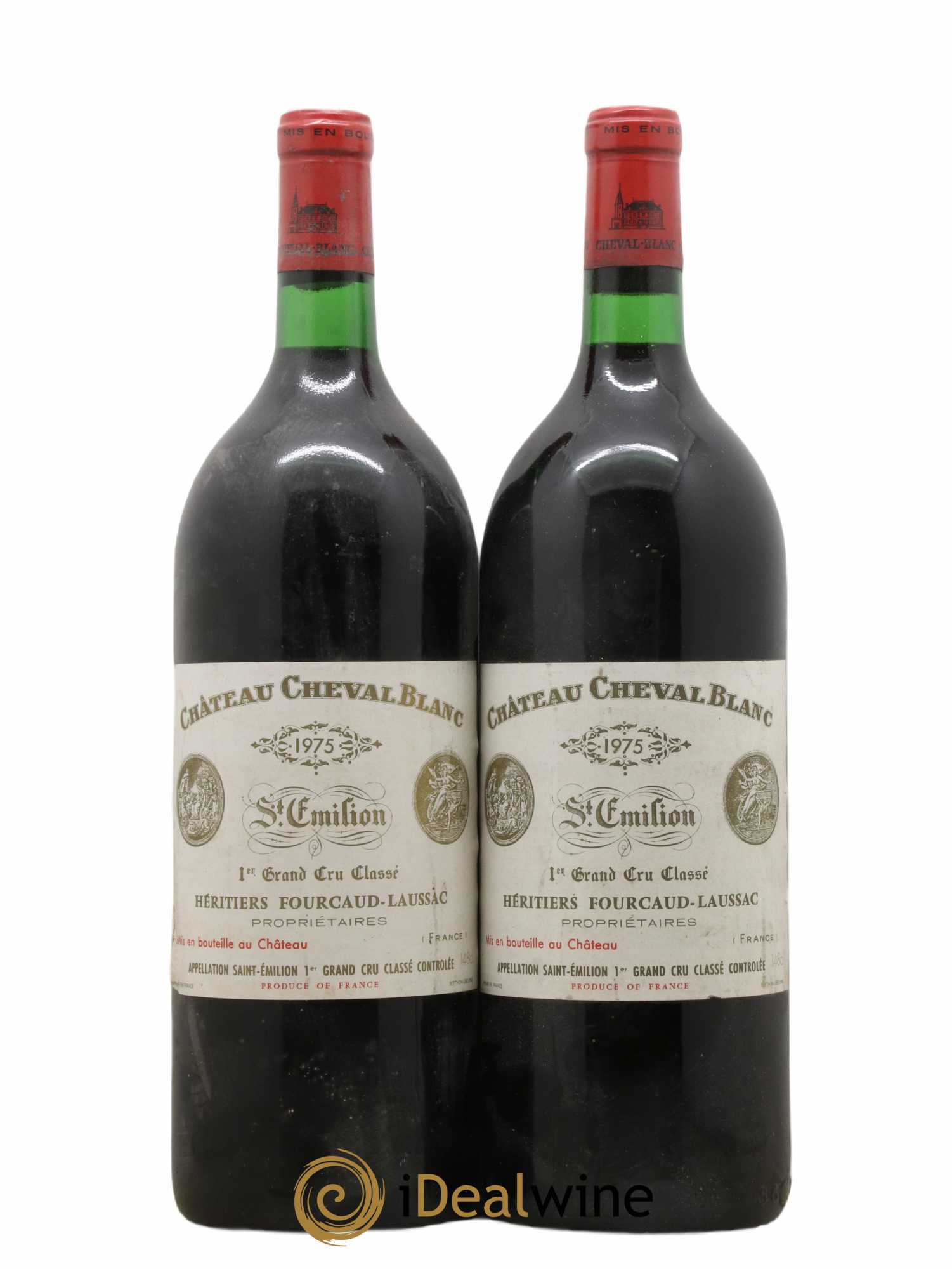 Château Cheval Blanc 1er Grand Cru Classé A 1975 - Lot de 2 magnums - 0