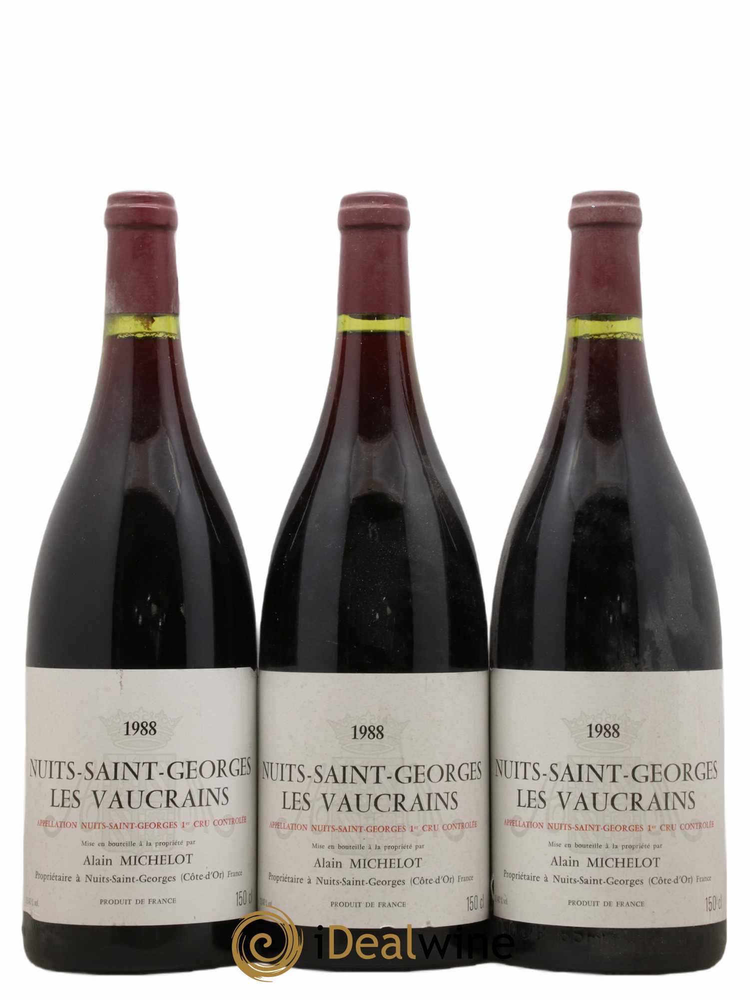 Nuits-Saint-Georges 1er Cru 1988 - Posten von 3 Magnum - 0