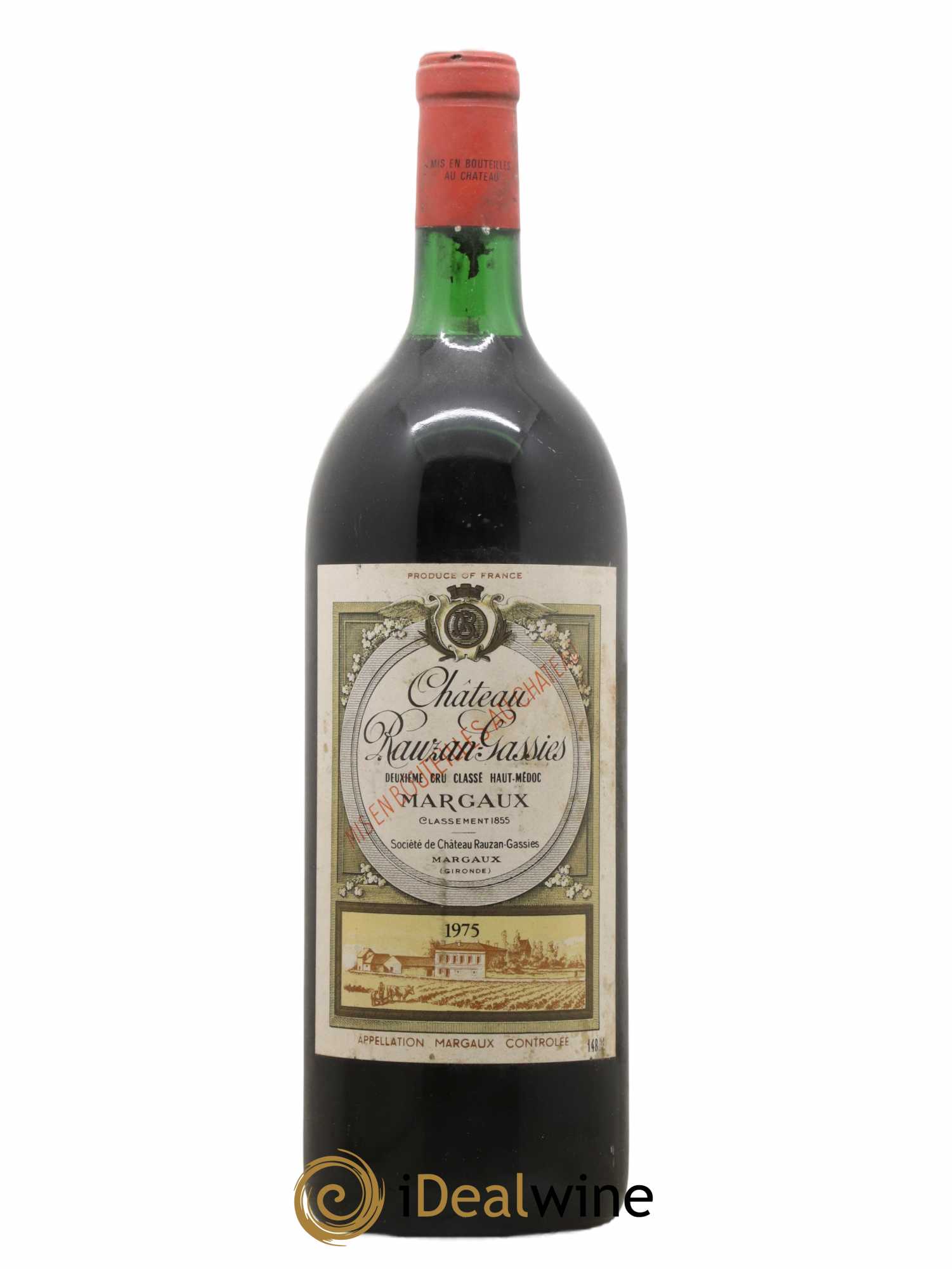 Château Rauzan-Gassies 2ème Grand Cru Classé 1975 - Lot de 1 magnum - 0