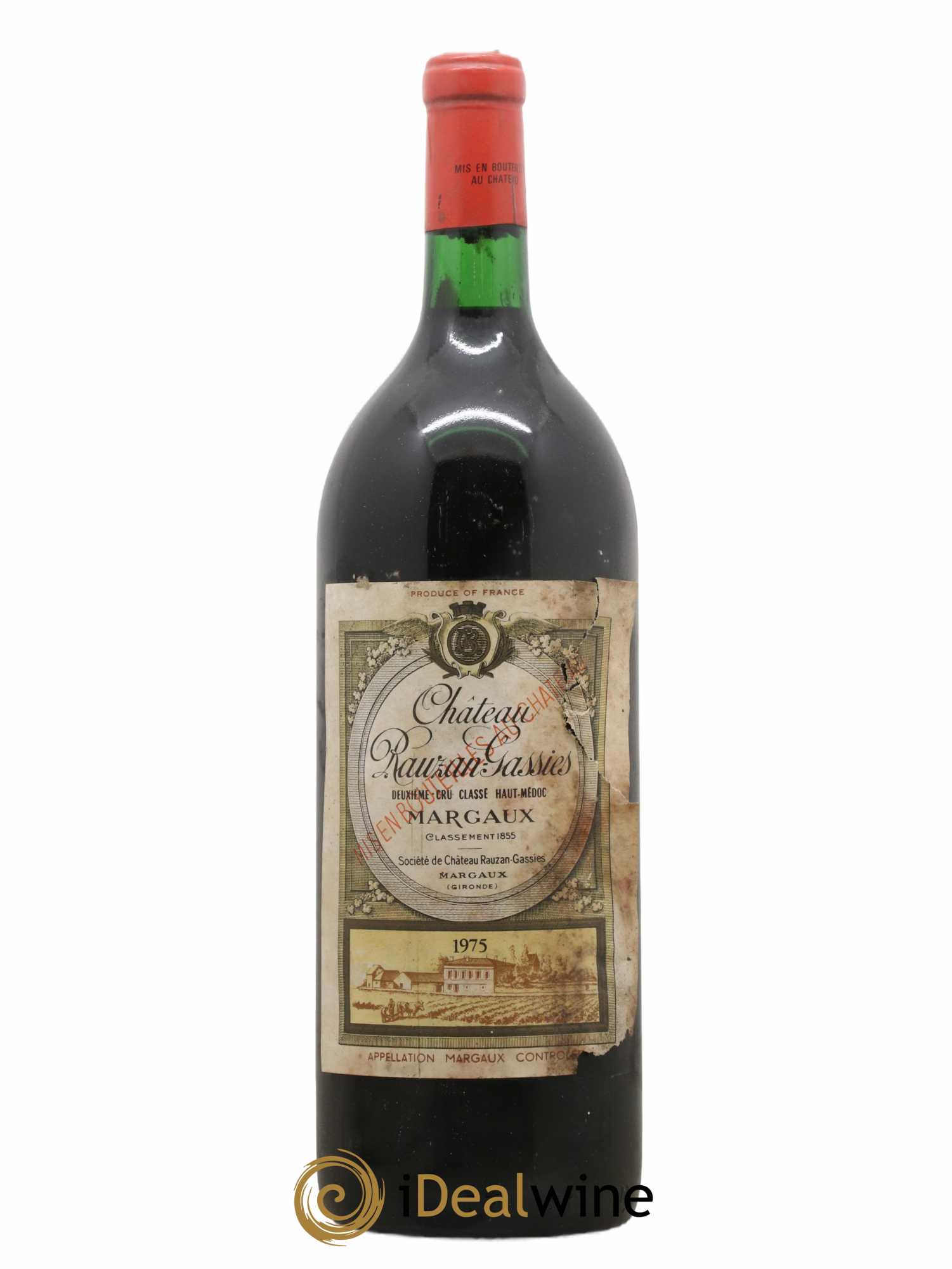 Château Rauzan-Gassies 2ème Grand Cru Classé 1975 - Lot de 1 magnum - 0