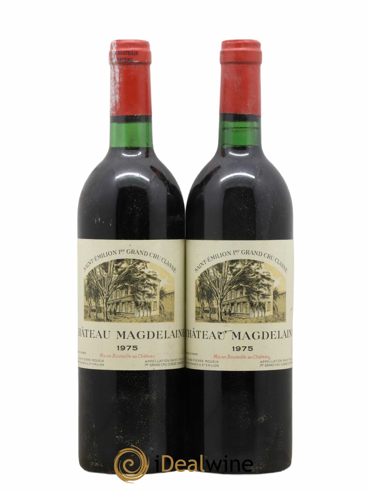 Château Magdelaine 1975 - Lot de 2 bouteilles - 0