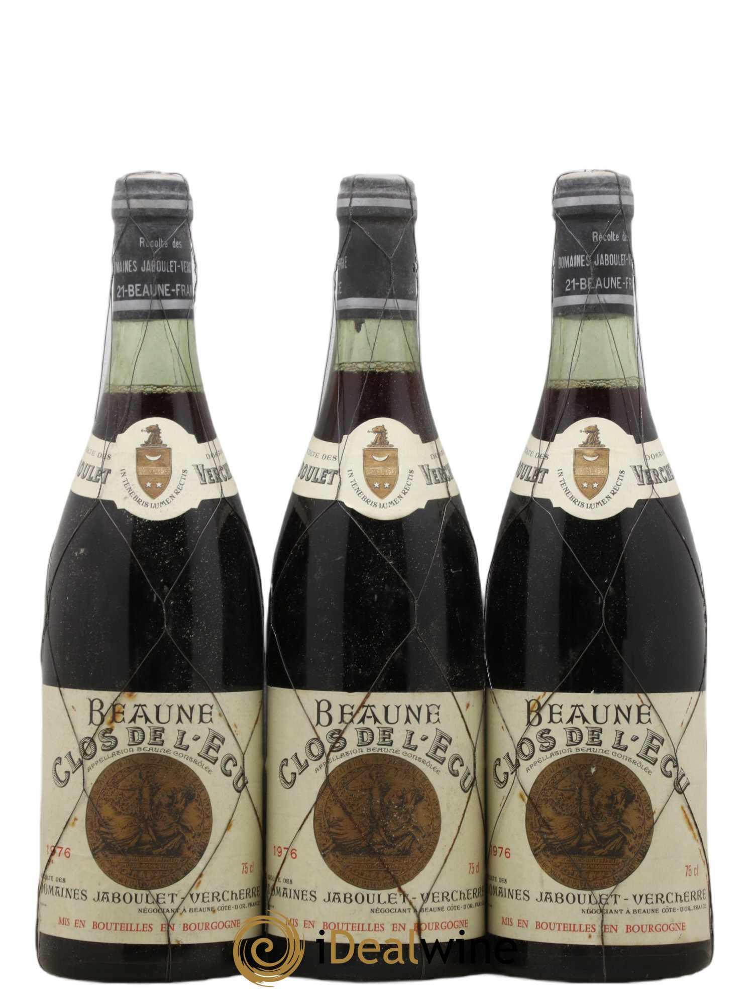 Beaune 1er Cru Clos De L'Ecu Jaboulet Vercherre 1976 - Posten von 3 Flaschen - 0