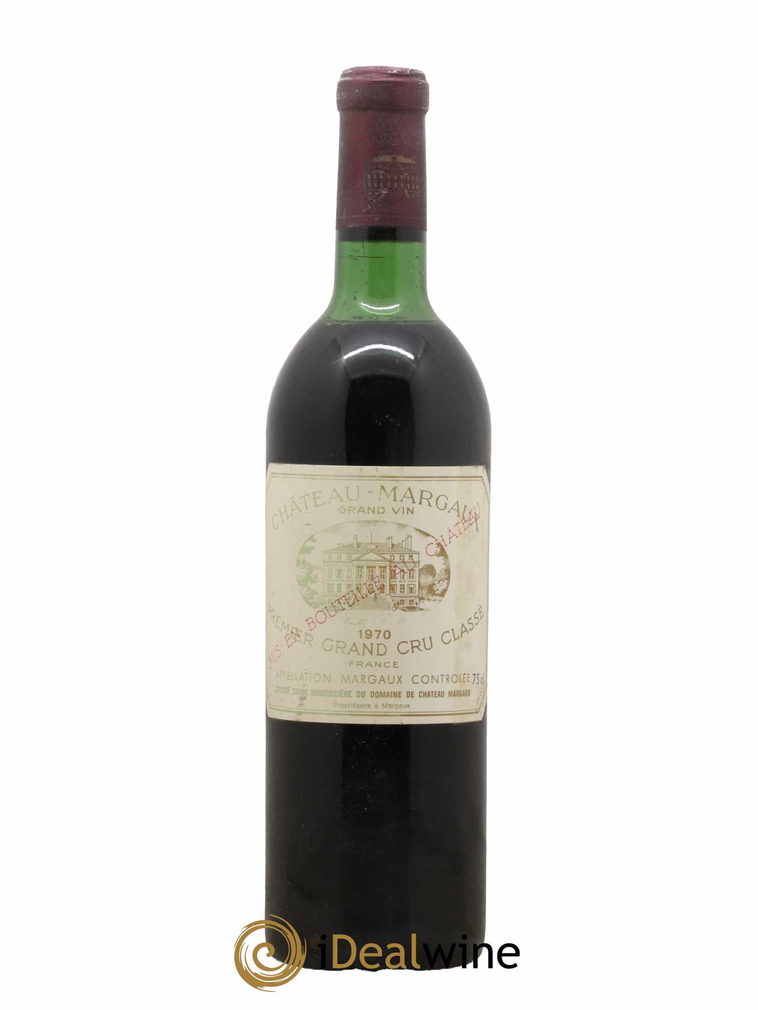 Château Margaux 1er Grand Cru Classé 1970 - Lot de 1 bouteille - 0