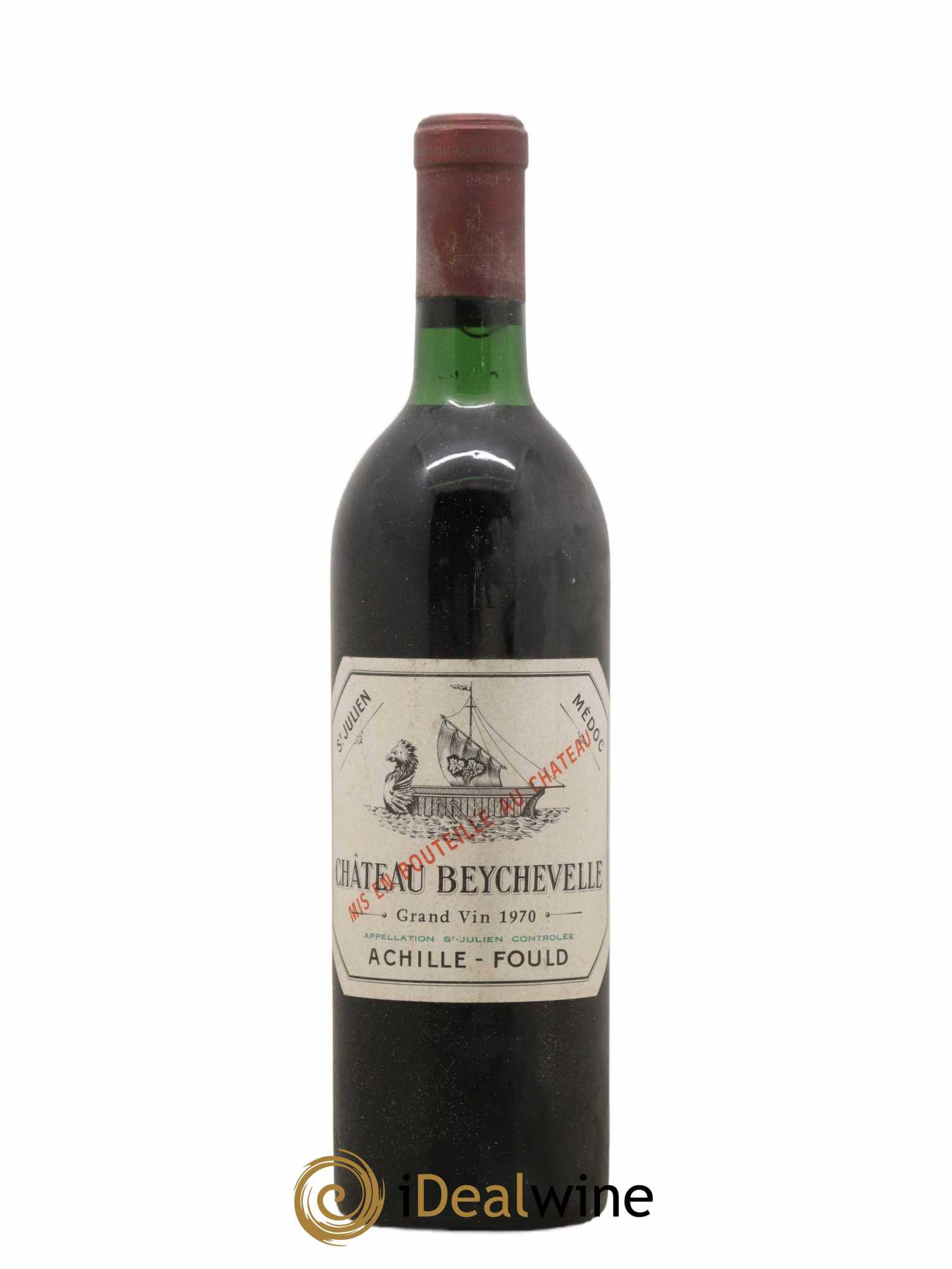 Château Beychevelle 4ème Grand Cru Classé 1970 - Lot de 1 bouteille - 0