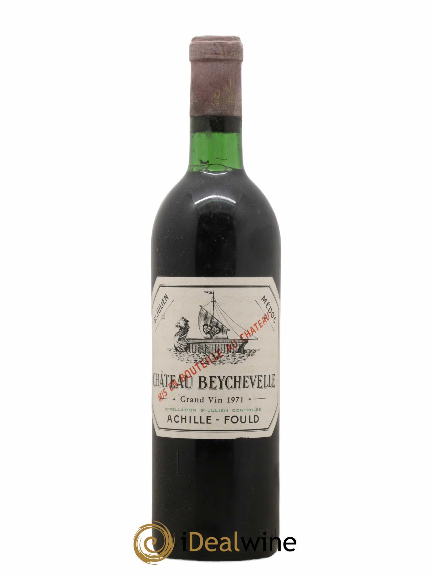 Château Beychevelle 4ème Grand Cru Classé 1971 - Lot de 1 bouteille - 0